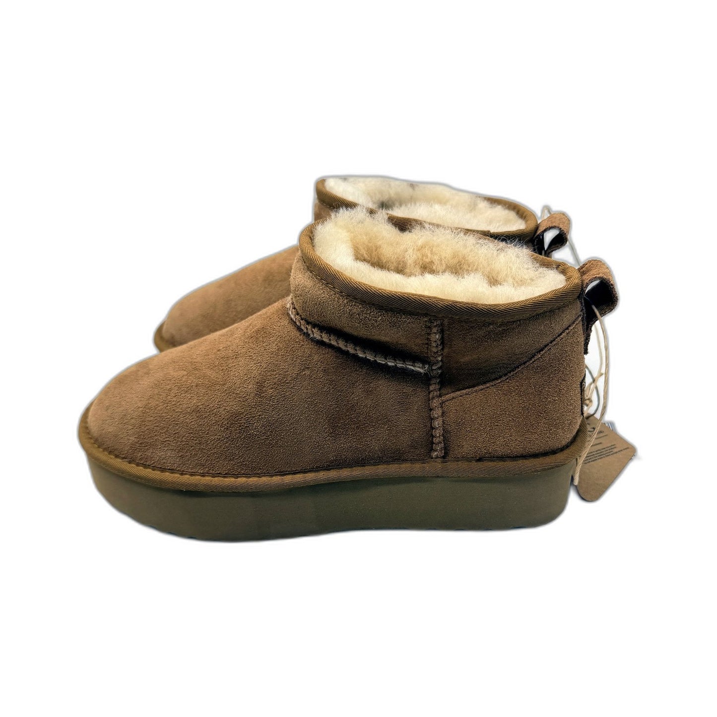 UGG Ozwild Unisex Chestnut Sheepskin Ankle Boots EU 40 Size AU 9 NEW