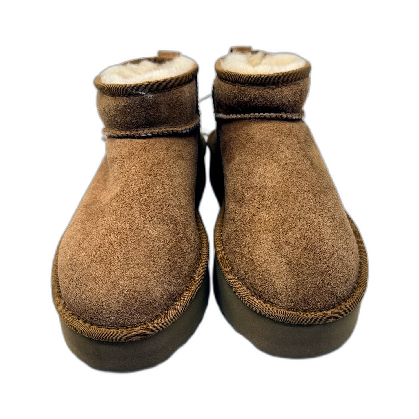 UGG Ozwild Unisex Chestnut Sheepskin Ankle Boots EU 40 Size AU 9 NEW