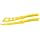 Scanpan Spectrum Knives Soft Touch 2-Piece Cheese Knife Set in Yellow - NEW