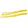Scanpan Spectrum Knives Soft Touch 2-Piece Cheese Knife Set in Yellow - NEW