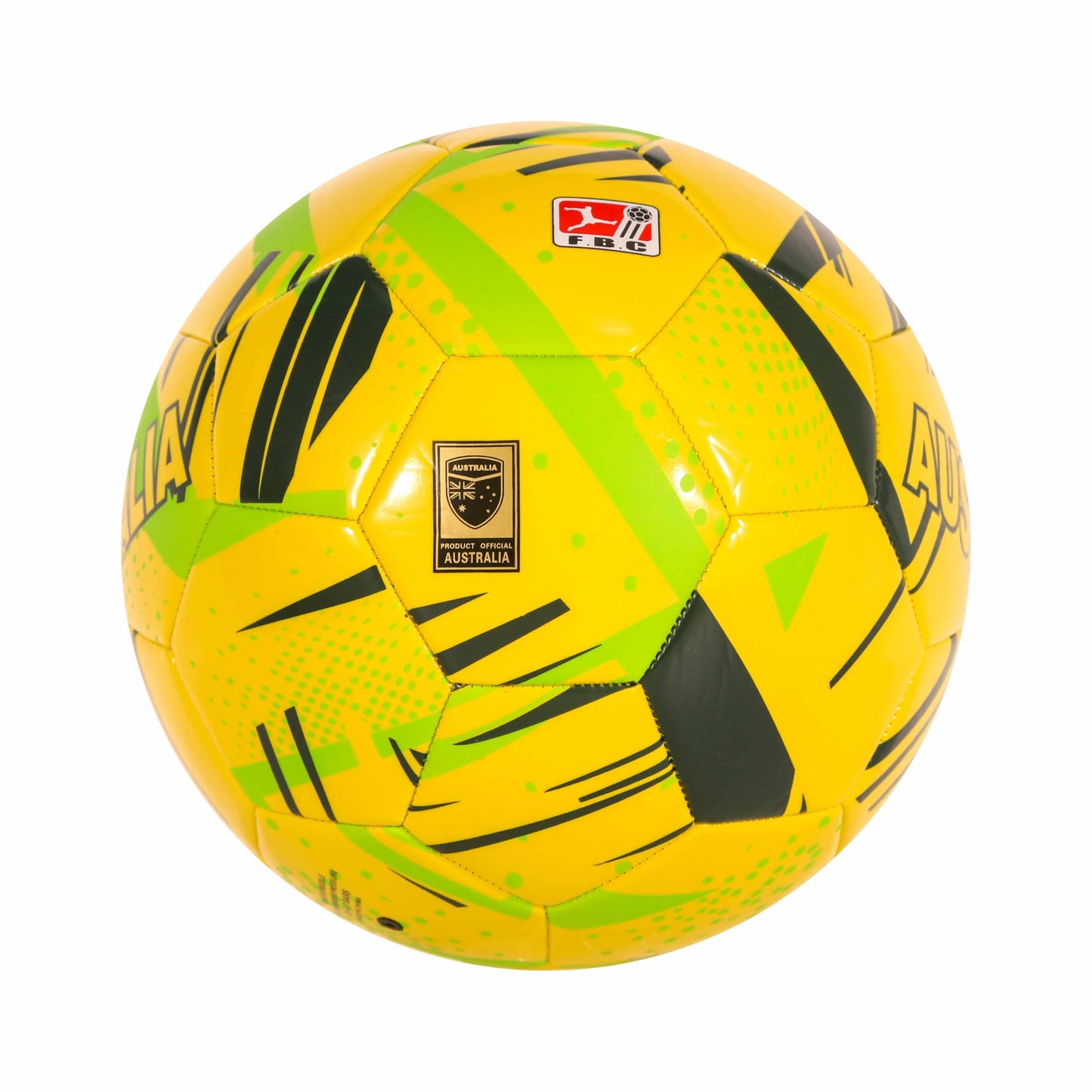 Clasico Size 5 Australia Yellow & Green Soccer Ball for Training & Hand Pump NEW
