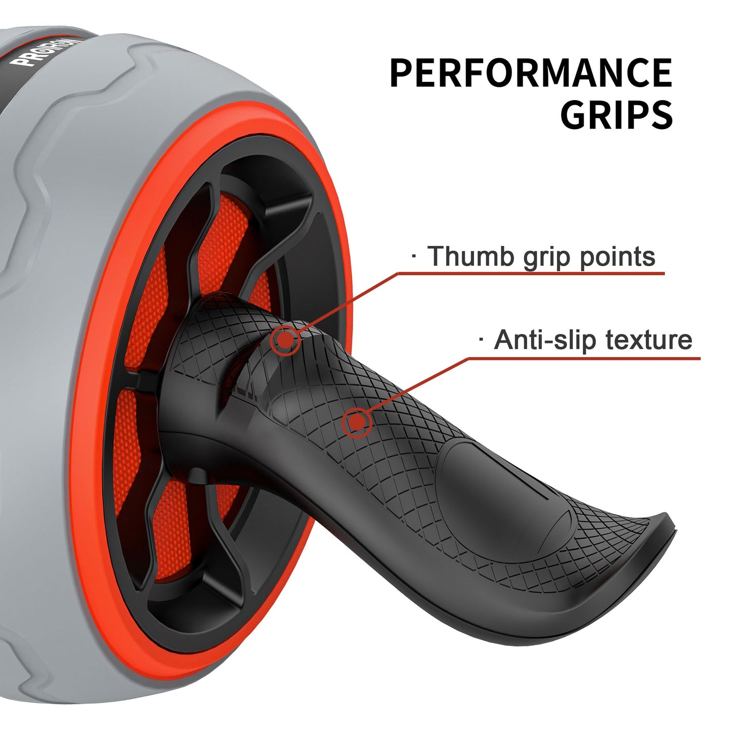 PROIRON Ab Exercise Wheels Roller with Built-In Spring Resistance DEMO