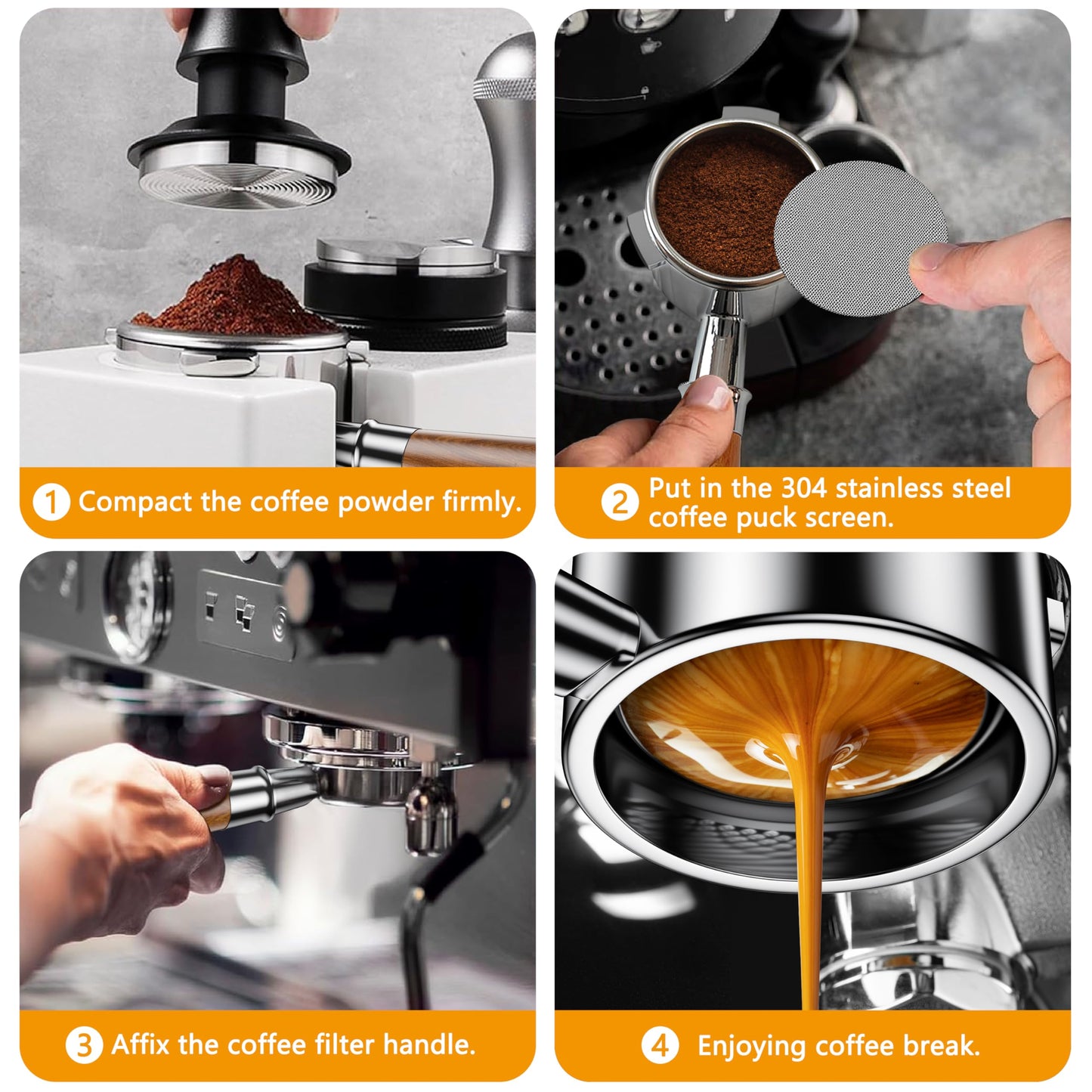 Pocaton 51mm Bottomless Naked Portafilter for Delonghi EC680/EC6 Coffee NEW