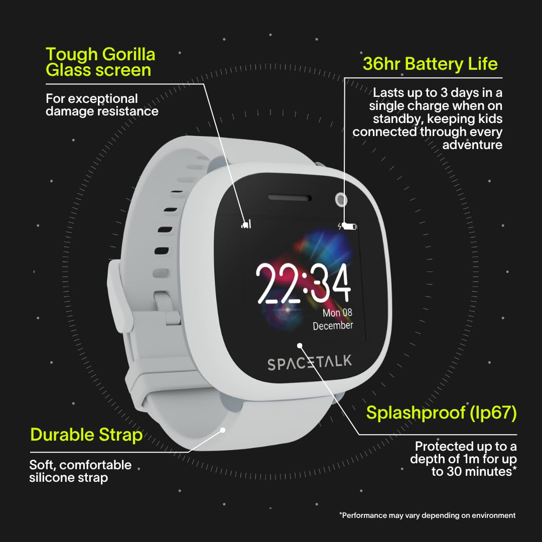 Spacetalk Adventurer 2 Kids Smartwatch Dusk 4G GPS Watch & Charging Bundle NEW