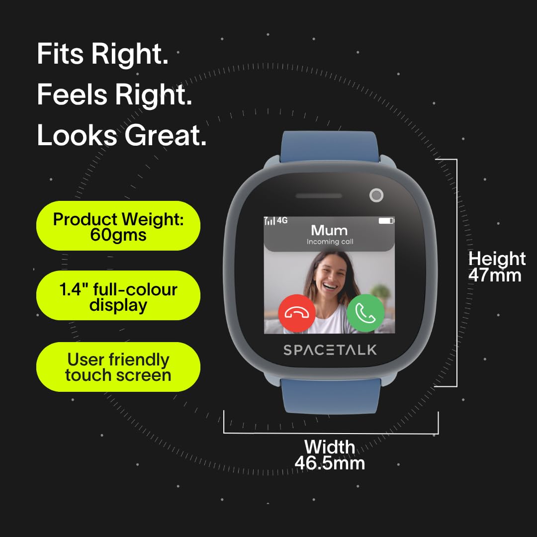 Spacetalk Adventurer 2 Kids Smartwatch Dusk 4G GPS Watch & Charging Bundle NEW