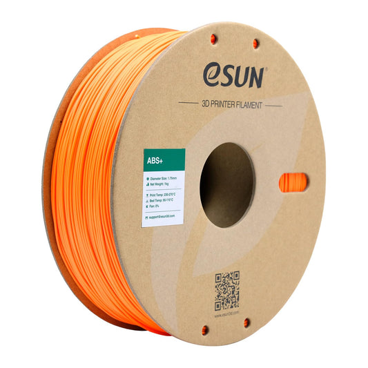 eSUN 3D Printing ABS Filament Spool, 1.75mm, 1KG, Orange for 3d Printers NEW