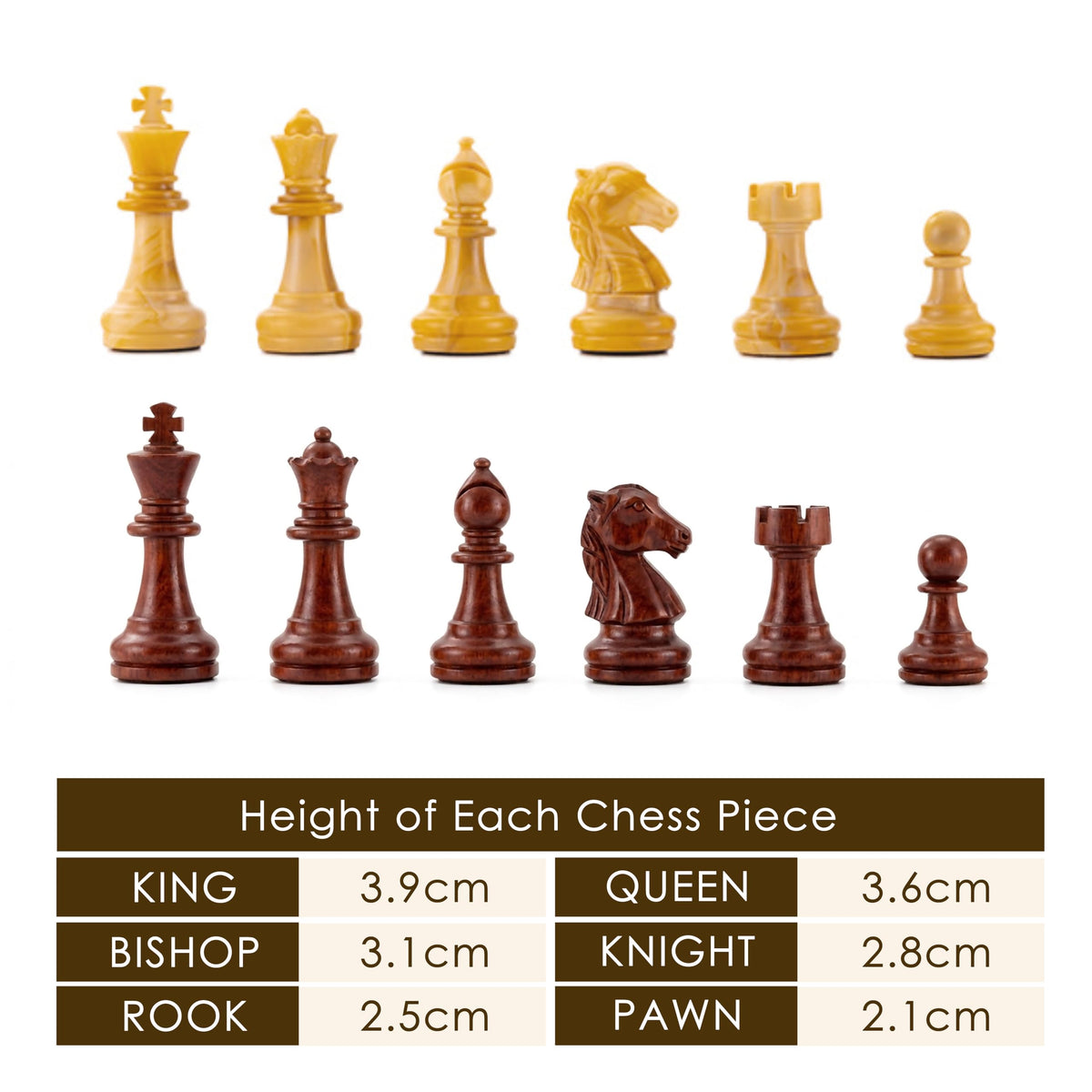 Top One Tech Foldable Magnetic Chess Set 24cm x Chessboard with 32 Pieces NEW