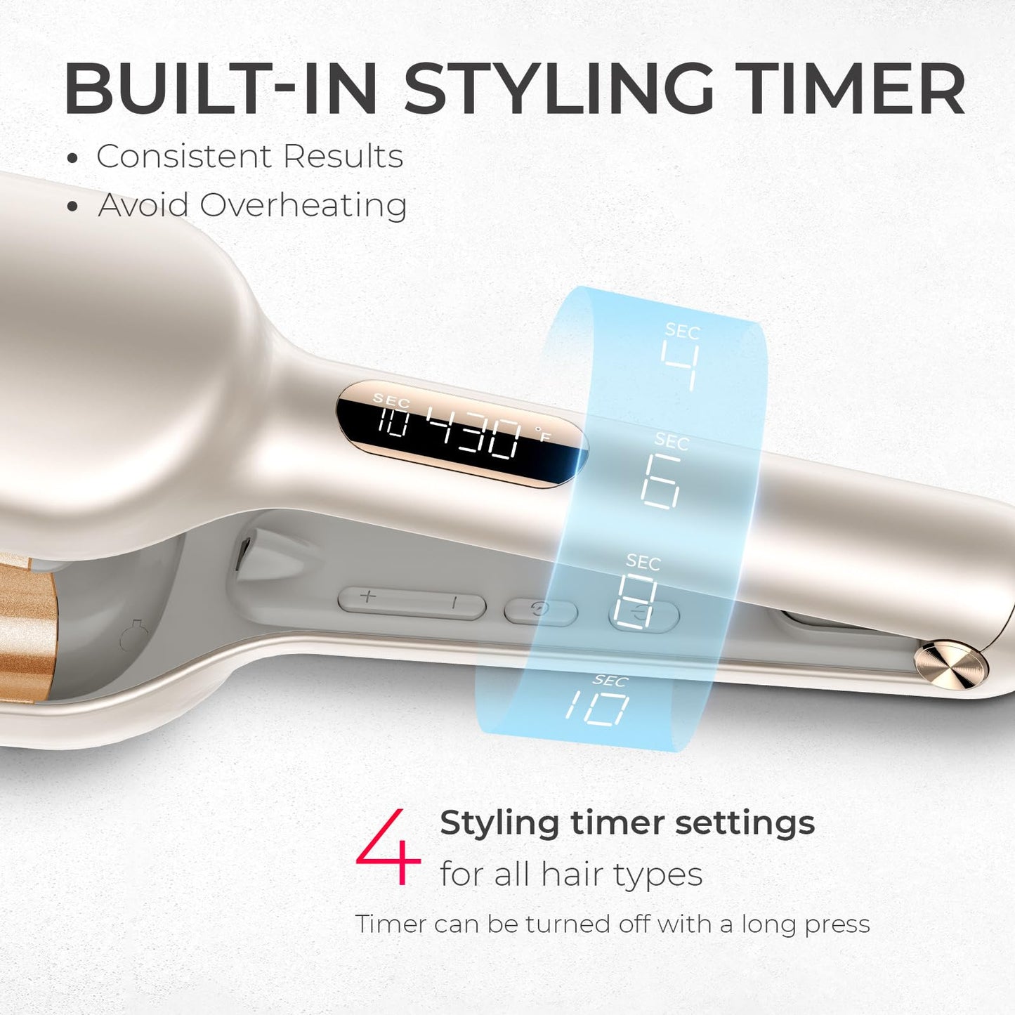 TYMO Rovy 32mm Wavers Ceramic Tourmaline Hair Waver for Beachy Waves DEMO