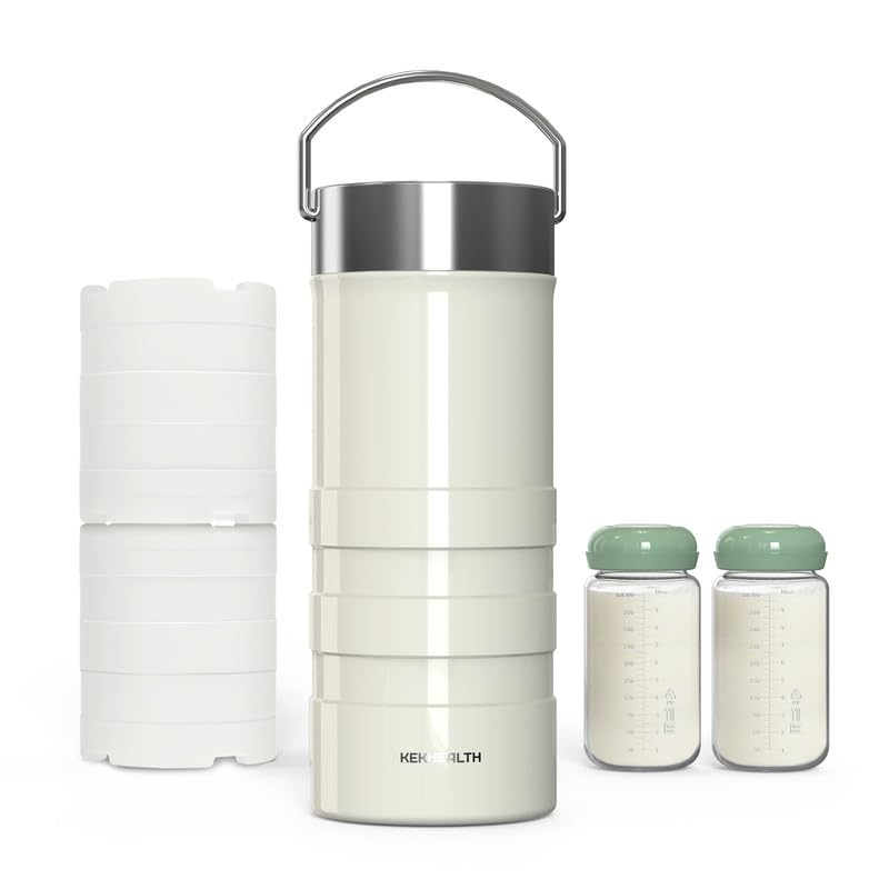 KEKHEALTH 650mL Breastmilk Containers Stainless Steel Breast Milk Cooler NEW