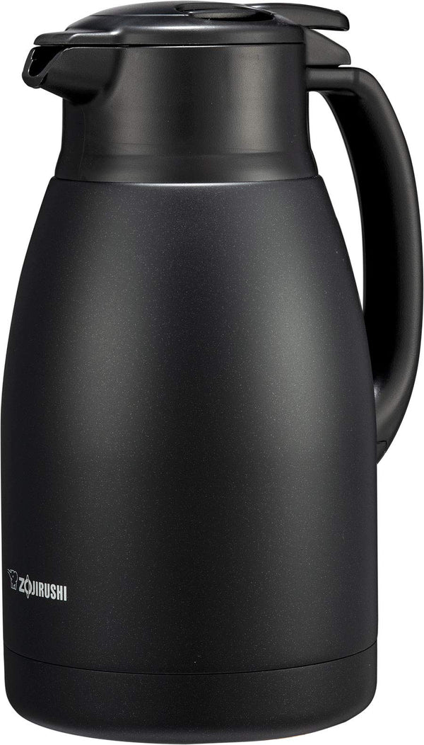 ZOJIRUSHI Stainless Steel Vacuum Carafe Hot Beverage Pot Matte Black 1.5L DEMO