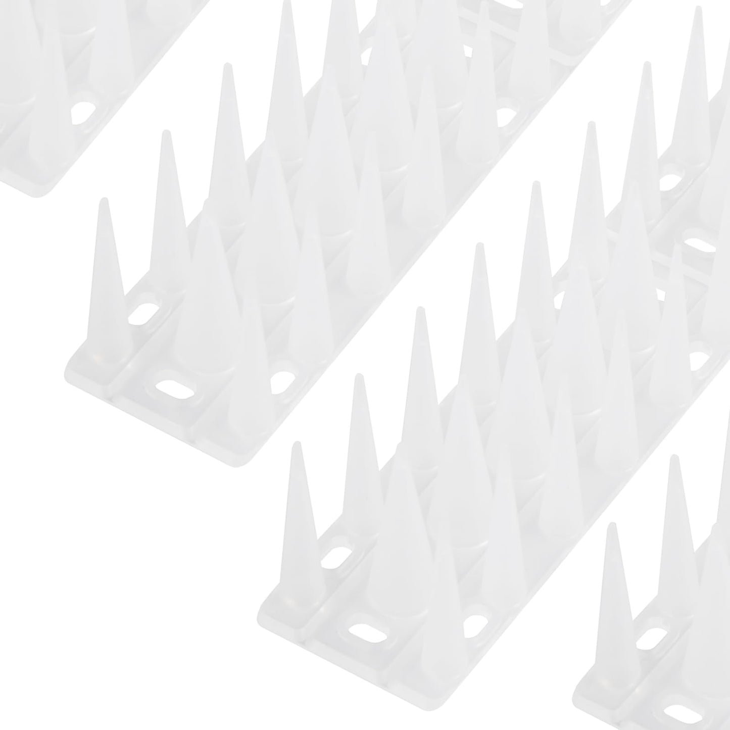 OFFO Frosted White Outdoor Bird Deterrent Spikes for Pigeons Woodpeckers NEW