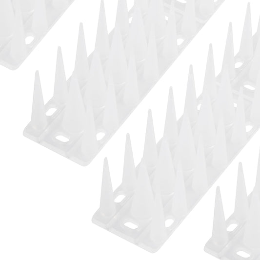 OFFO Frosted White Outdoor Bird Deterrent Spikes for Pigeons Woodpeckers NEW