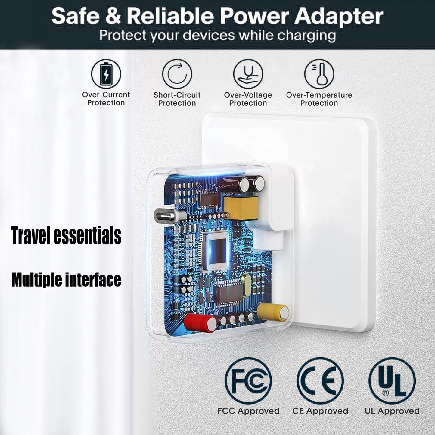 GTGUGR 120W USB-C Fast Charger Adapter for MacBook Pro, Laptop, Tablet, DEMO