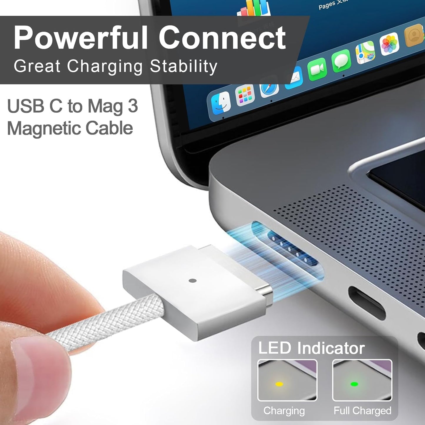 GTGUGR 100W USB-C Laptop Charger for MacBook Pro 14 16 Inch 2023 2022 2021 DEMO