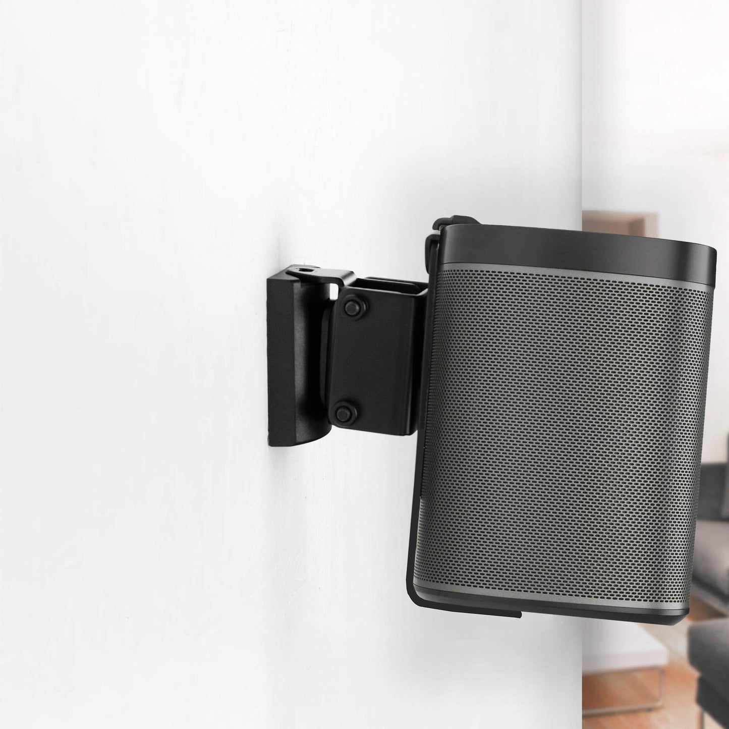 VIVO Black Mounts Dual Wall Mount Brackets for Sonos One SL and Play:1 DEMO