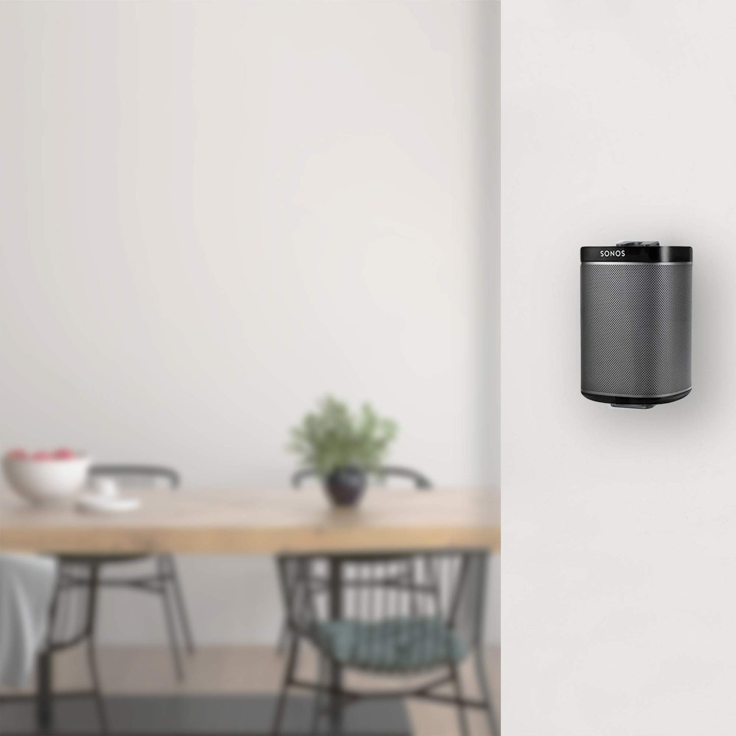 VIVO Black Mounts Dual Wall Mount Brackets for Sonos One SL and Play:1 DEMO