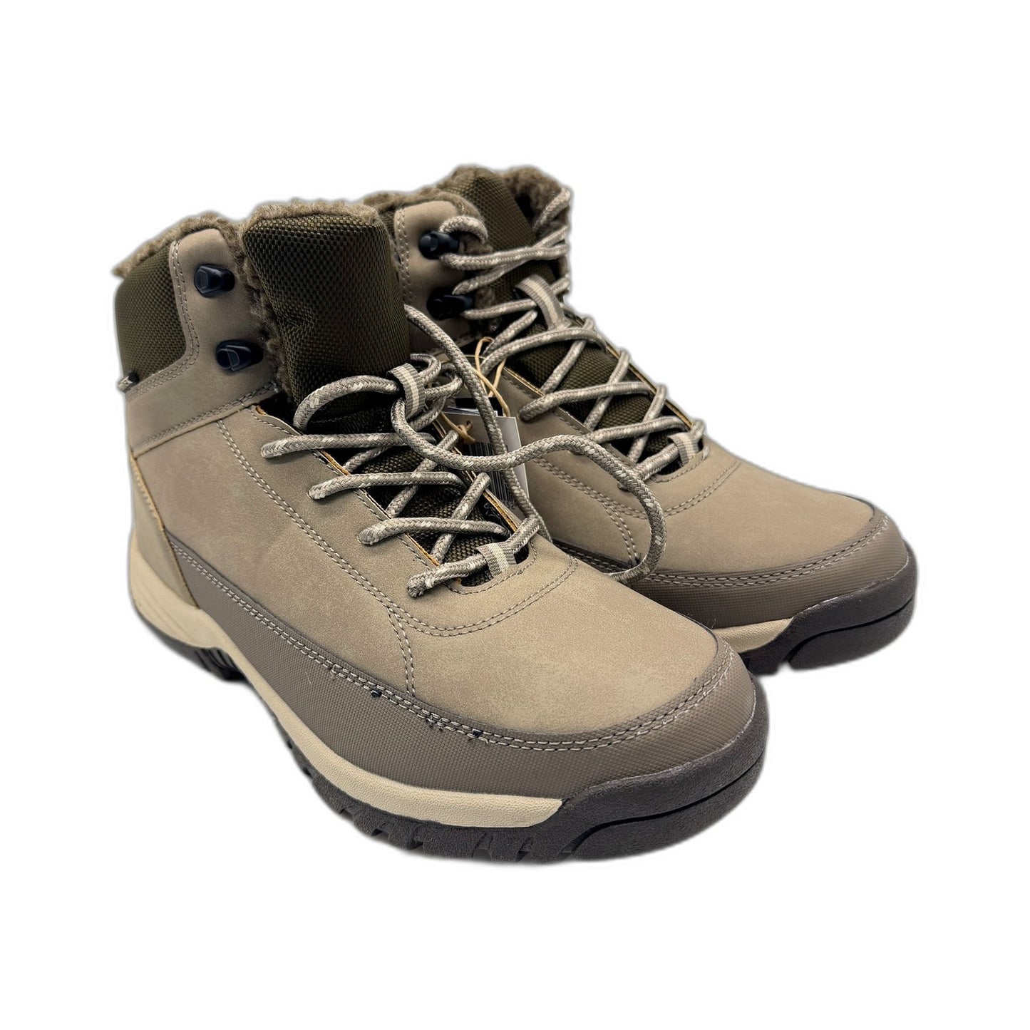 Thermoboots Brown Tan - Insulated Hiking & Work Boots, Tan Mens Size 8 NEW