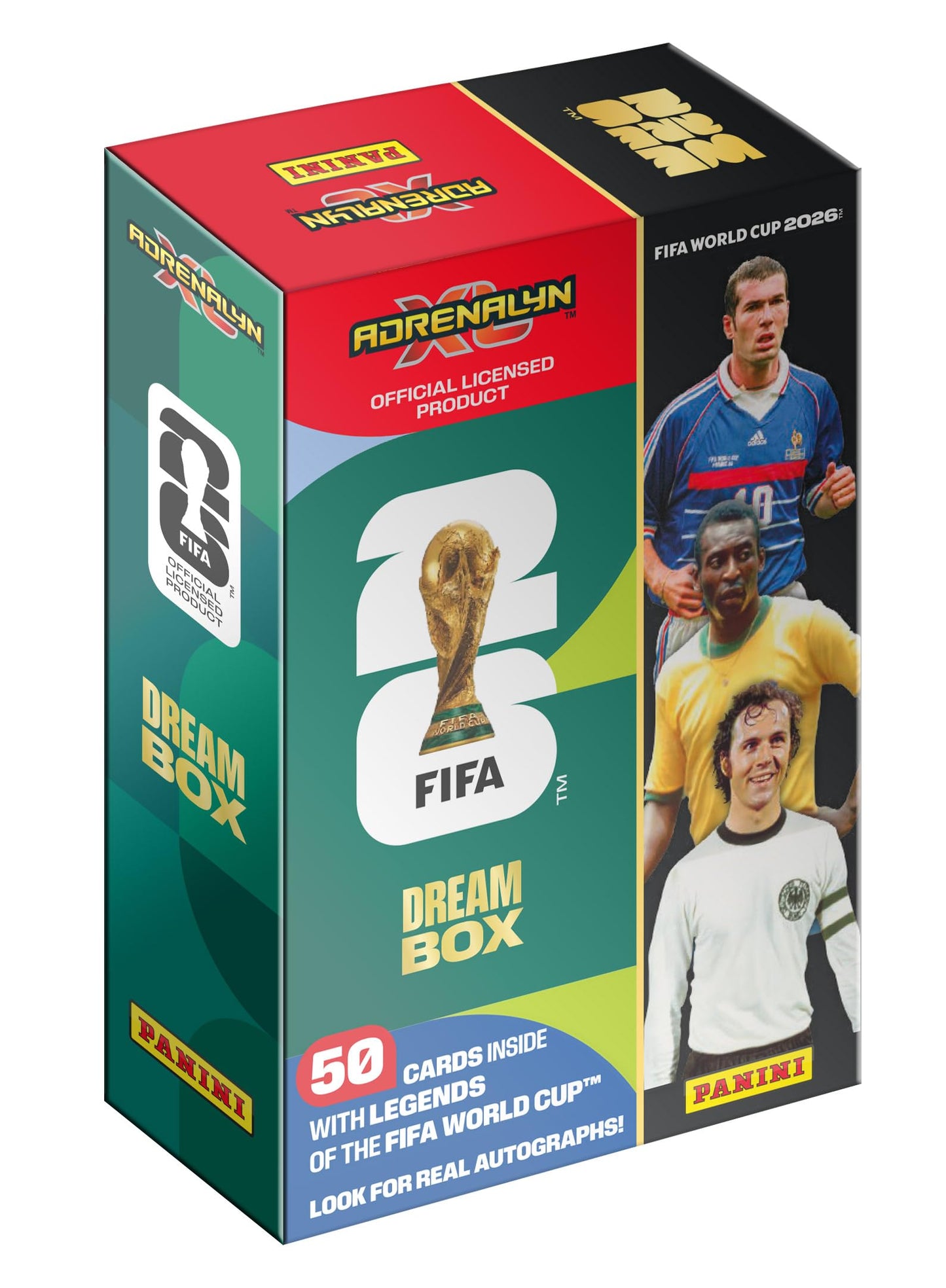 Panini FIFA Boxes World Cup 2026 Adrenalyn XL Dream Box 50 Trading Cards