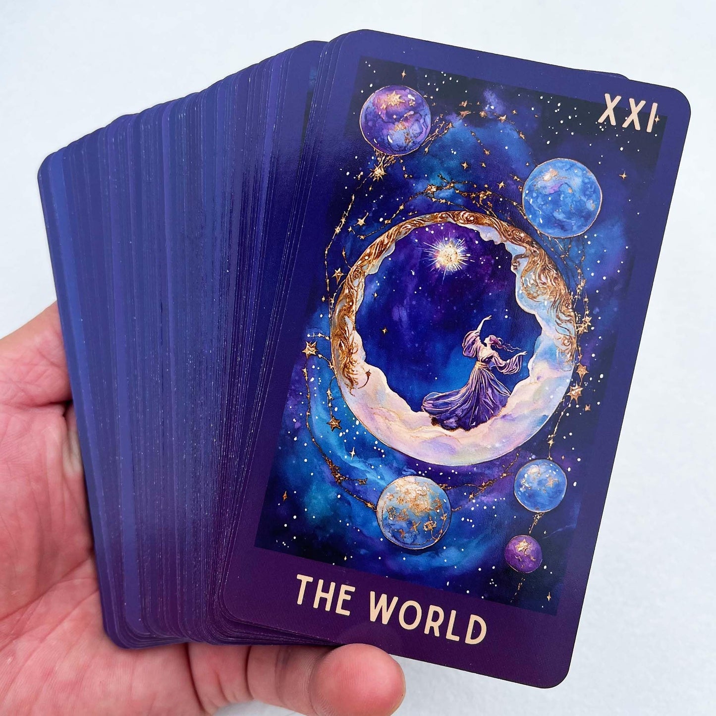 DPEHAKMK Celestial Tarot Card Deck with Guidebook Multi Color 2.74" x 4.72 DEMO