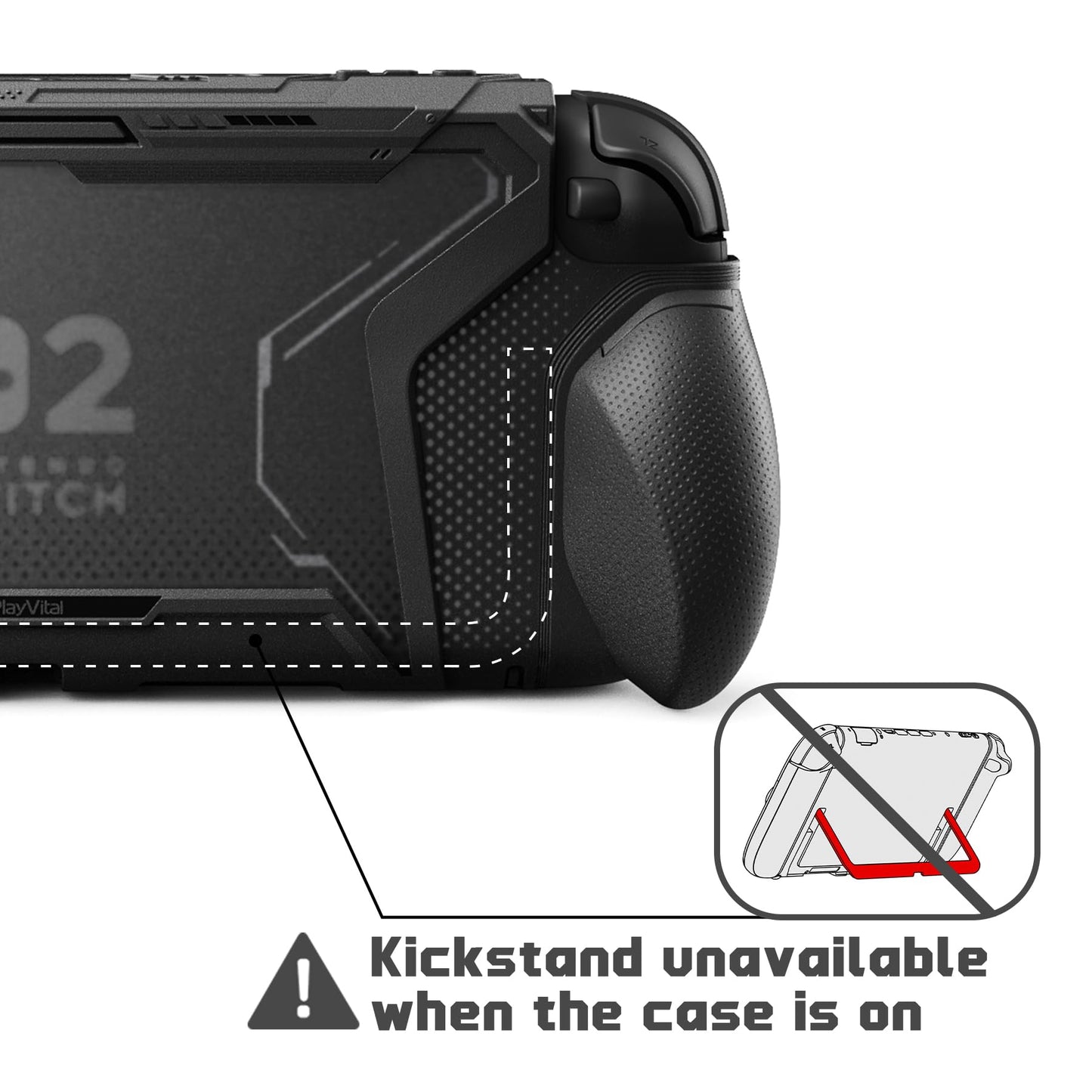 PlayVital Dockable Case Interchangeable FPS/Omni Ergon for Nintendo Switch2 DEMO