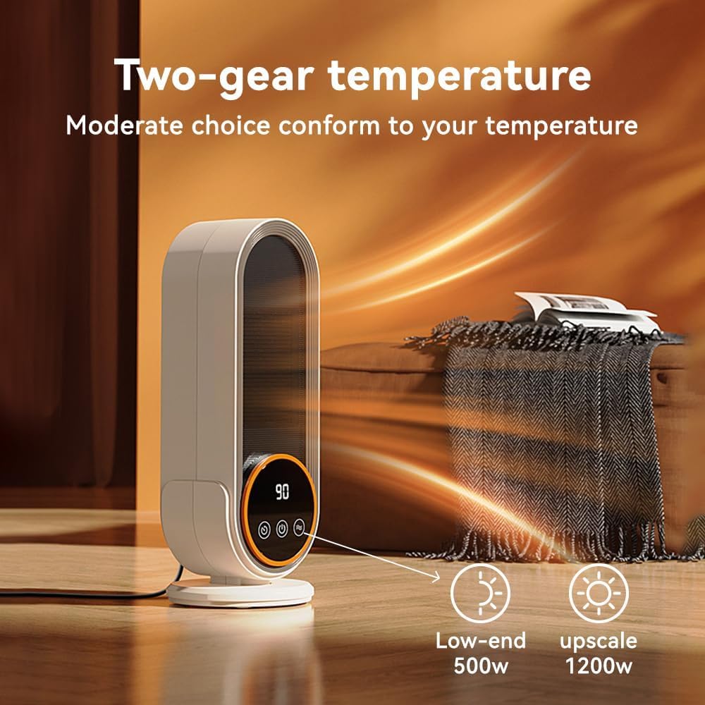 BOLNGLA Portable Heating Electric Space Heater Fan for Indoor Home Office DEMO