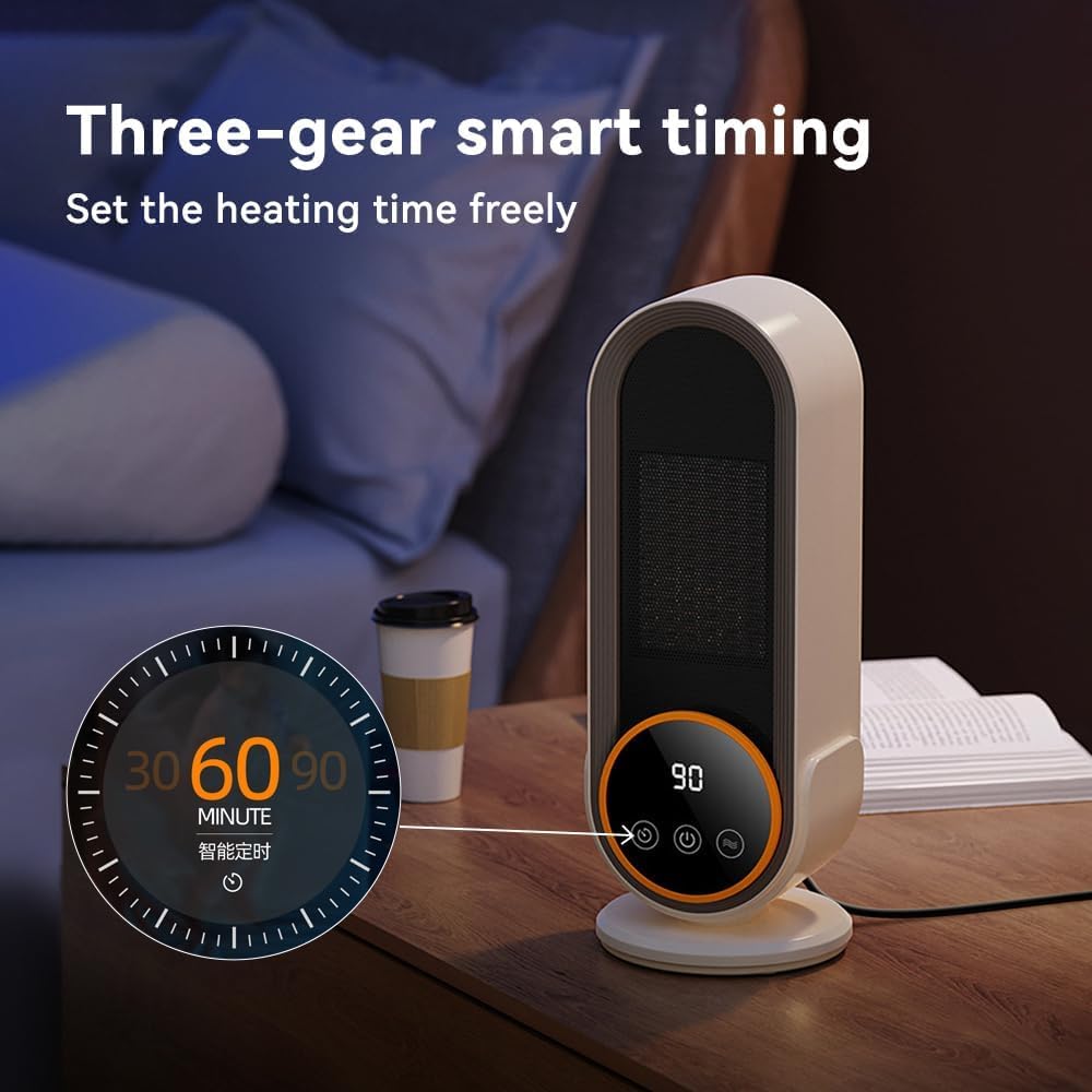 BOLNGLA Portable Heating Electric Space Heater Fan for Indoor Home Office DEMO