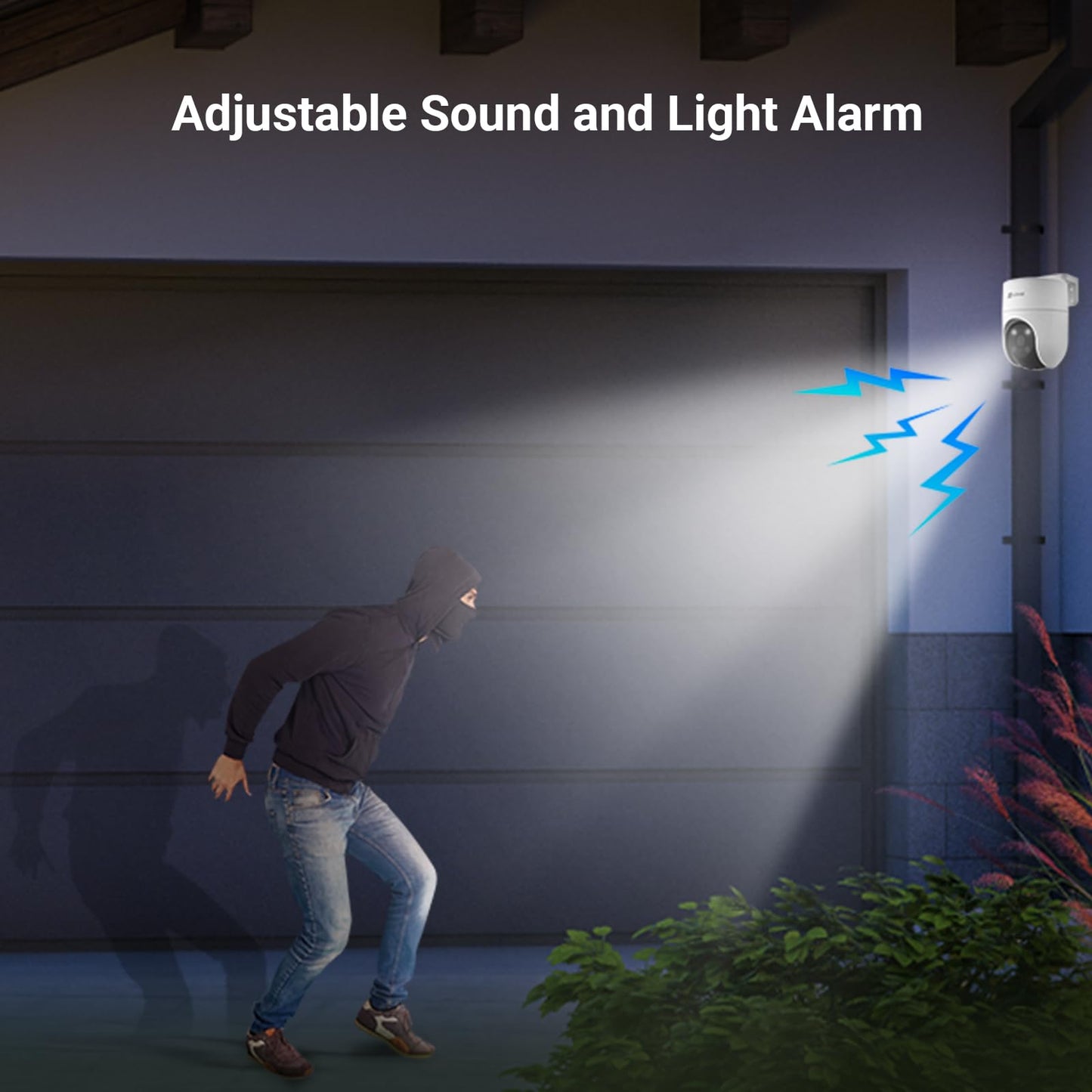 EZVIZ 2K POE IP Outdoor Security Camera 360° PTZ AI-Powered Dome for Home DEMO