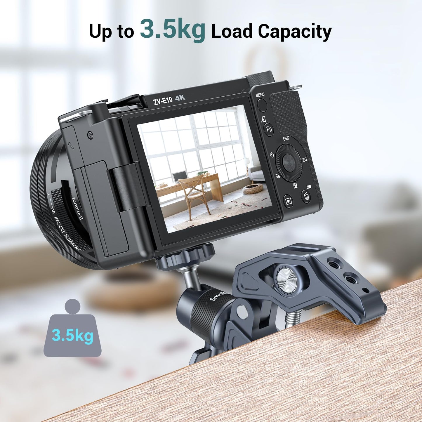 SMALLRIG Camera Mount Clamp Motorcycle Bike Handlebar Mounting Kit Blue NEW