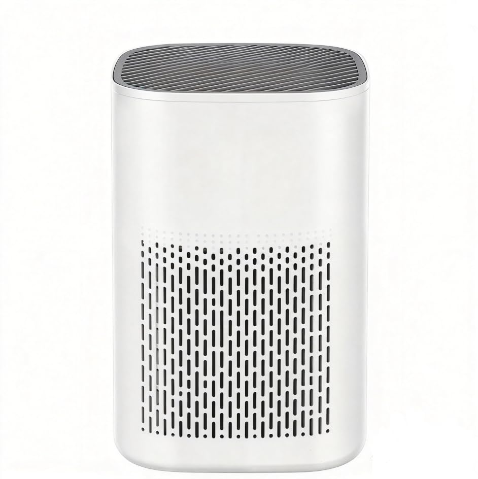 ILEHOE Quiet Air Purifiers Air Purifier with H13 HEPA Filter, Beige, Ideal DEMO