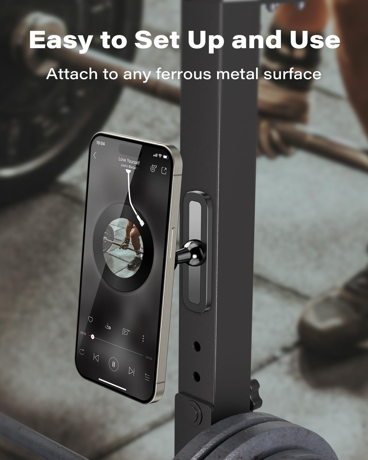 APPS2Car Magnetic Grips Phone Holder with Alloy Base and Ball Joint NEW