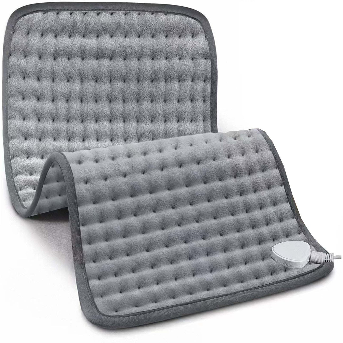 Muyuone Electric Heating Pad for Back Pain Relief 6 Heat Settings Grey DEMO