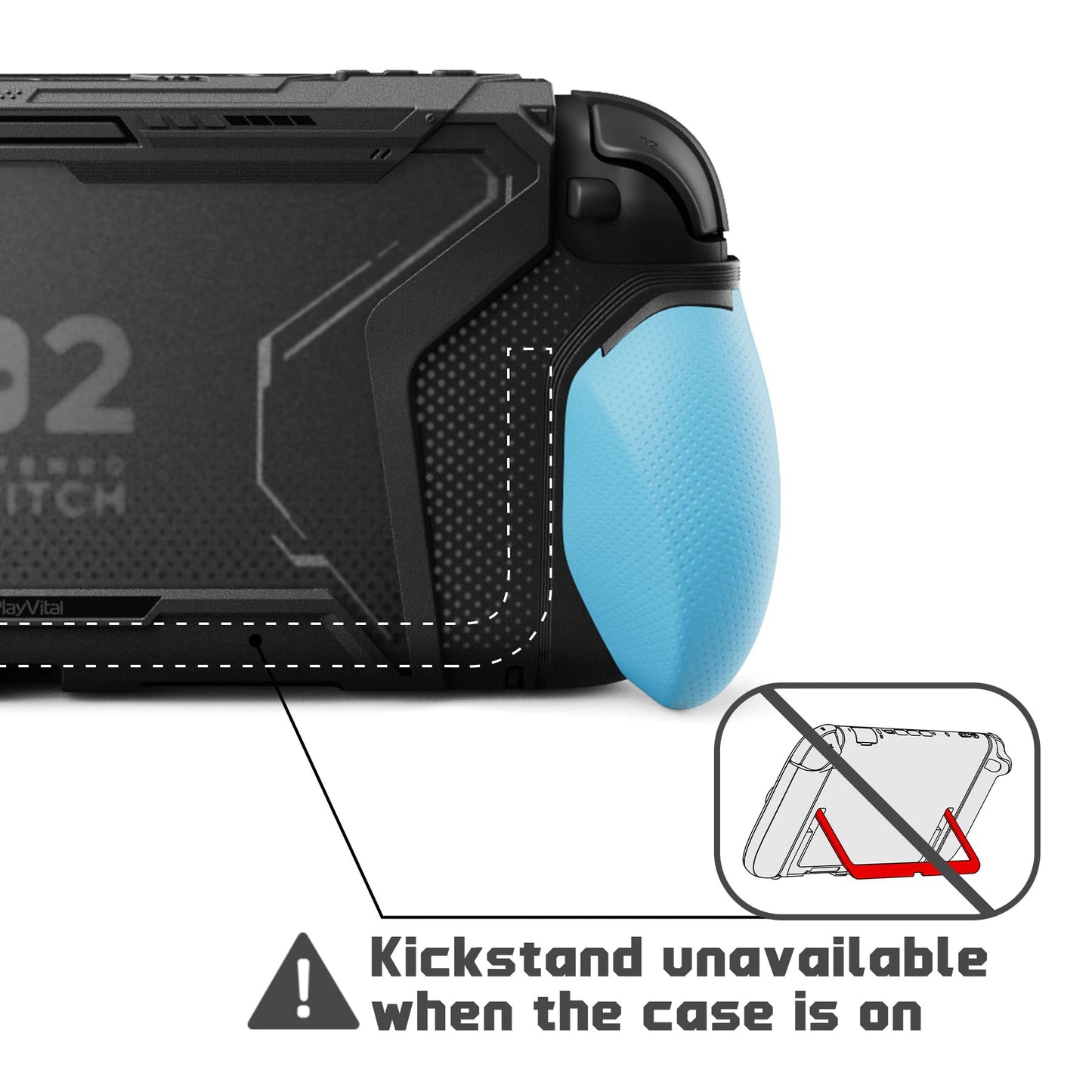 PlayVital Dockable Case for Nintendo Switch 2 Interchangeable Ergonomic DEMO