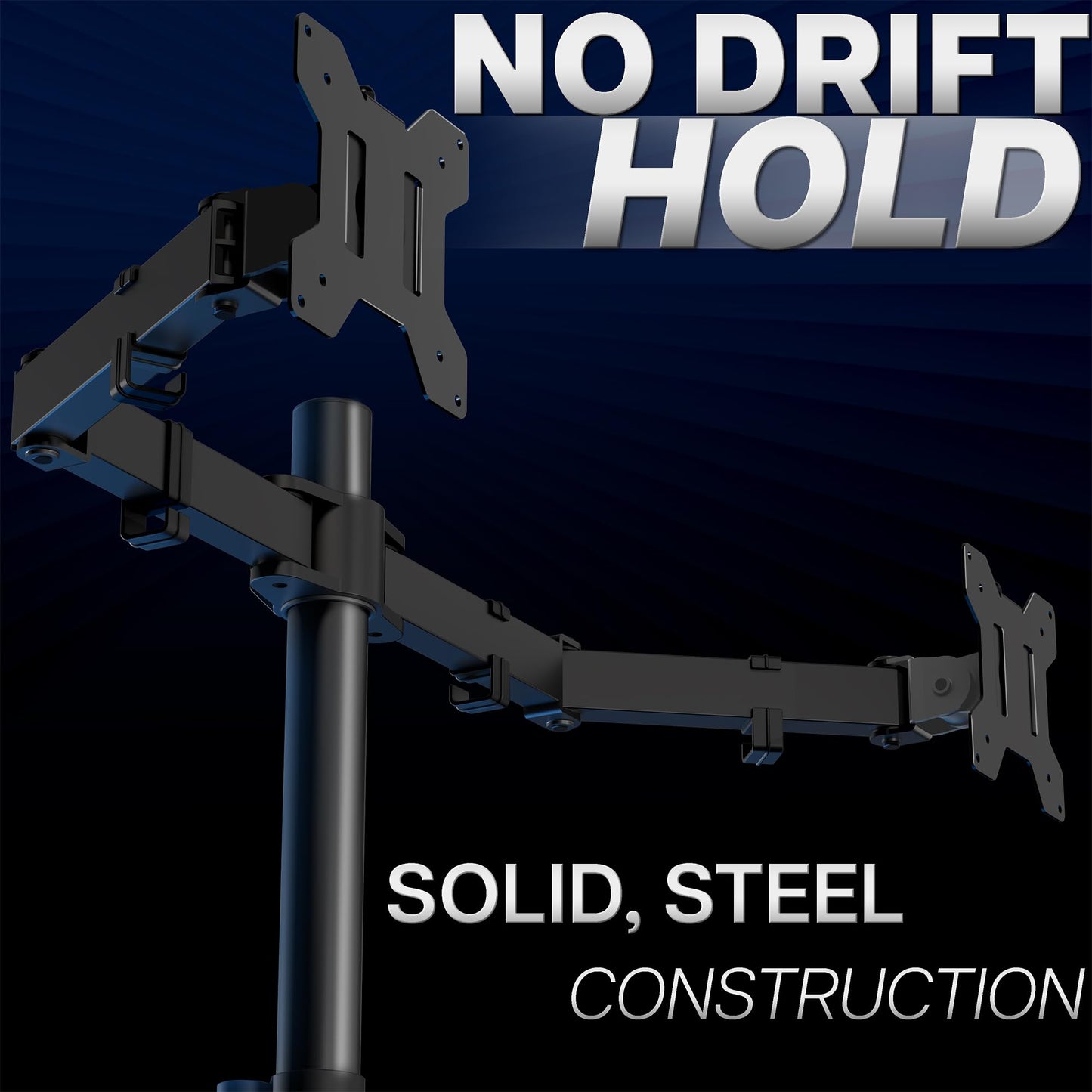 VIVO Dual Monitor Desk Mount - Fully Adjustable Heavy Duty Stand DEMO