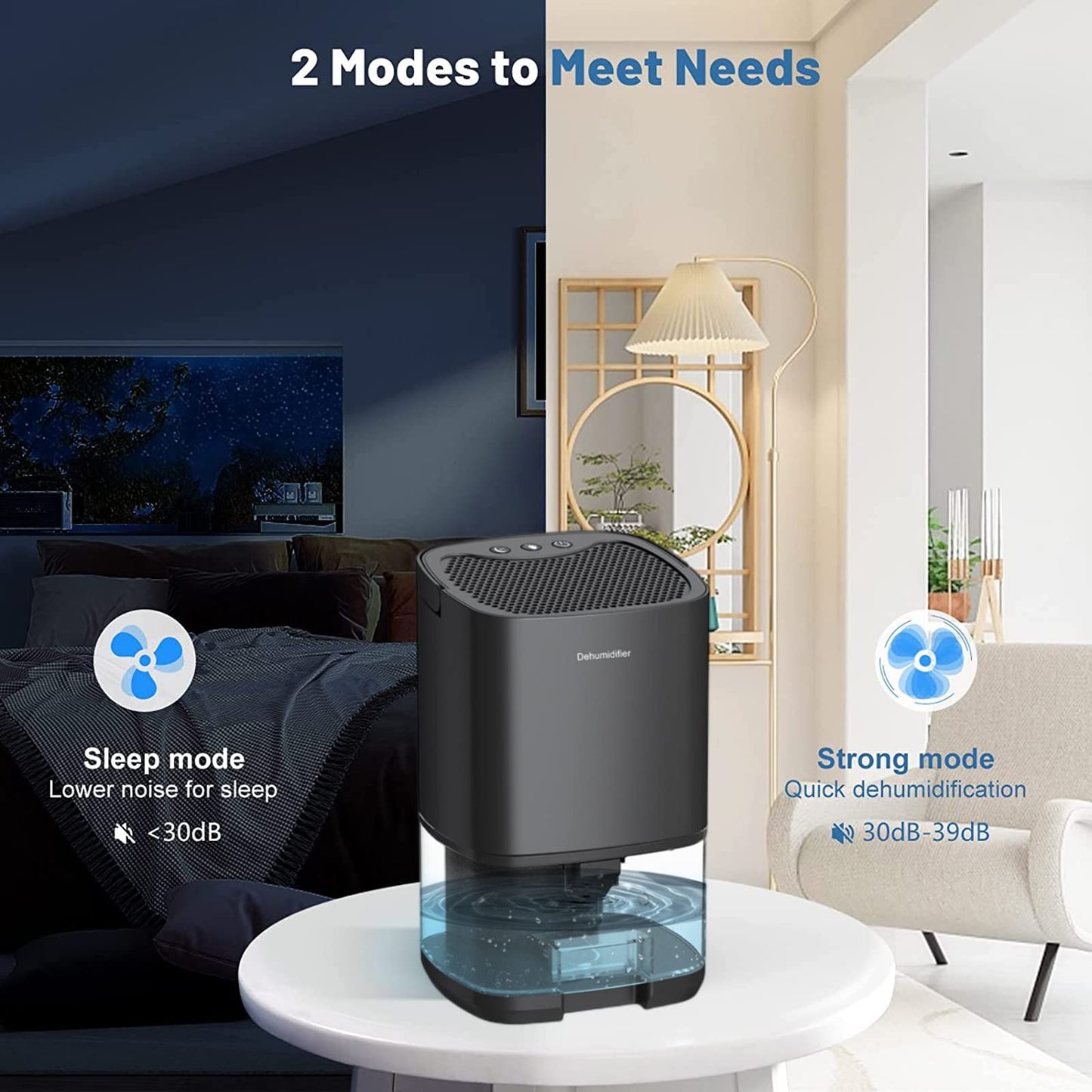 Pudge Portable Mini Air Dehumidifier Quiet Automatic Home Heating Cooling DEMO