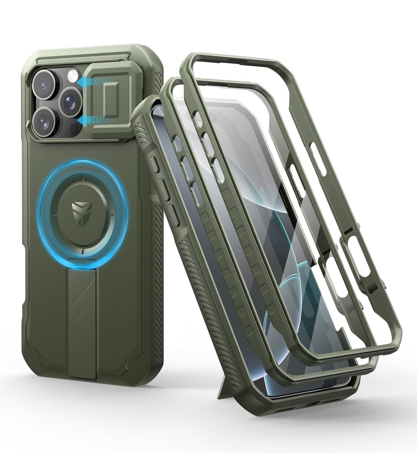 Dexnor Magnetic Basic Cases Slide Camera Cover Case for iPhone 16 Pro Max DEMO