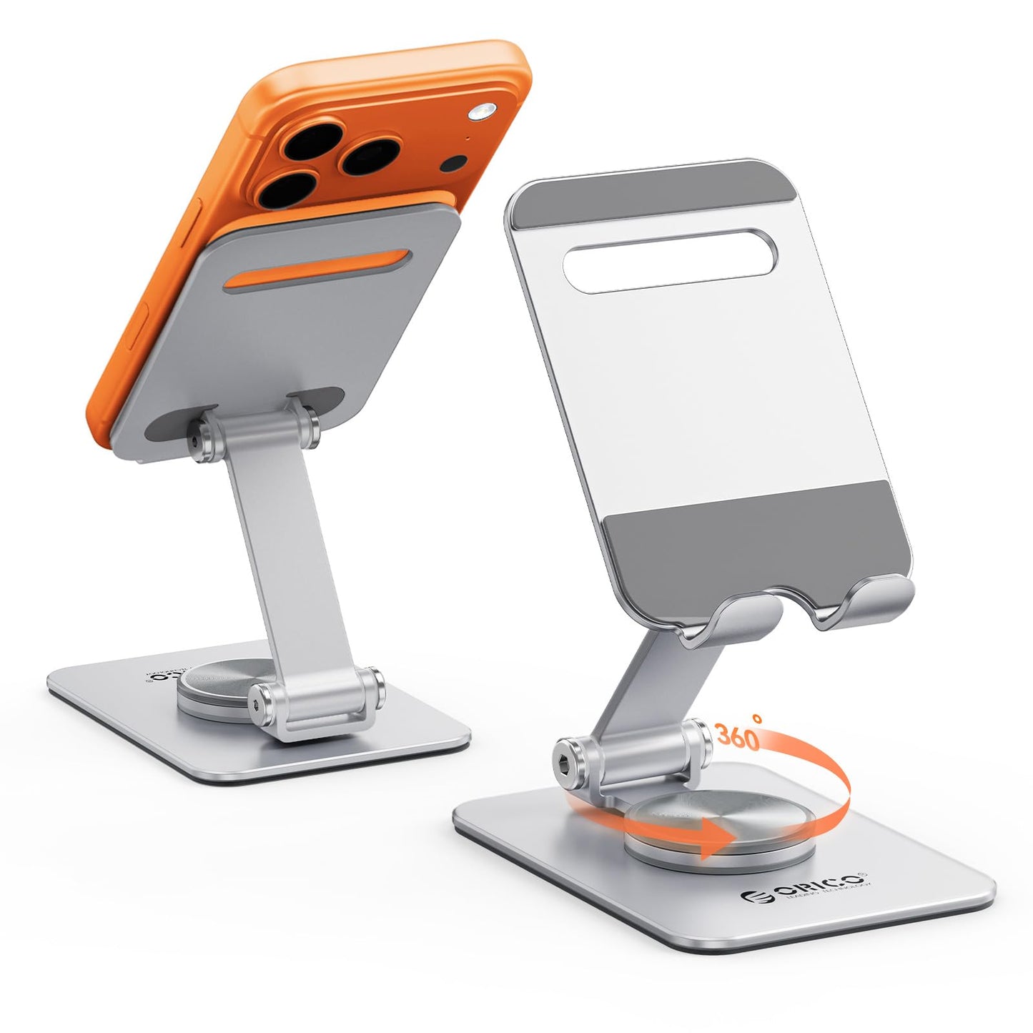 ORICO Adjustable Metal Phone Holder Stand for Desk Stable Aluminum Bedstand NEW