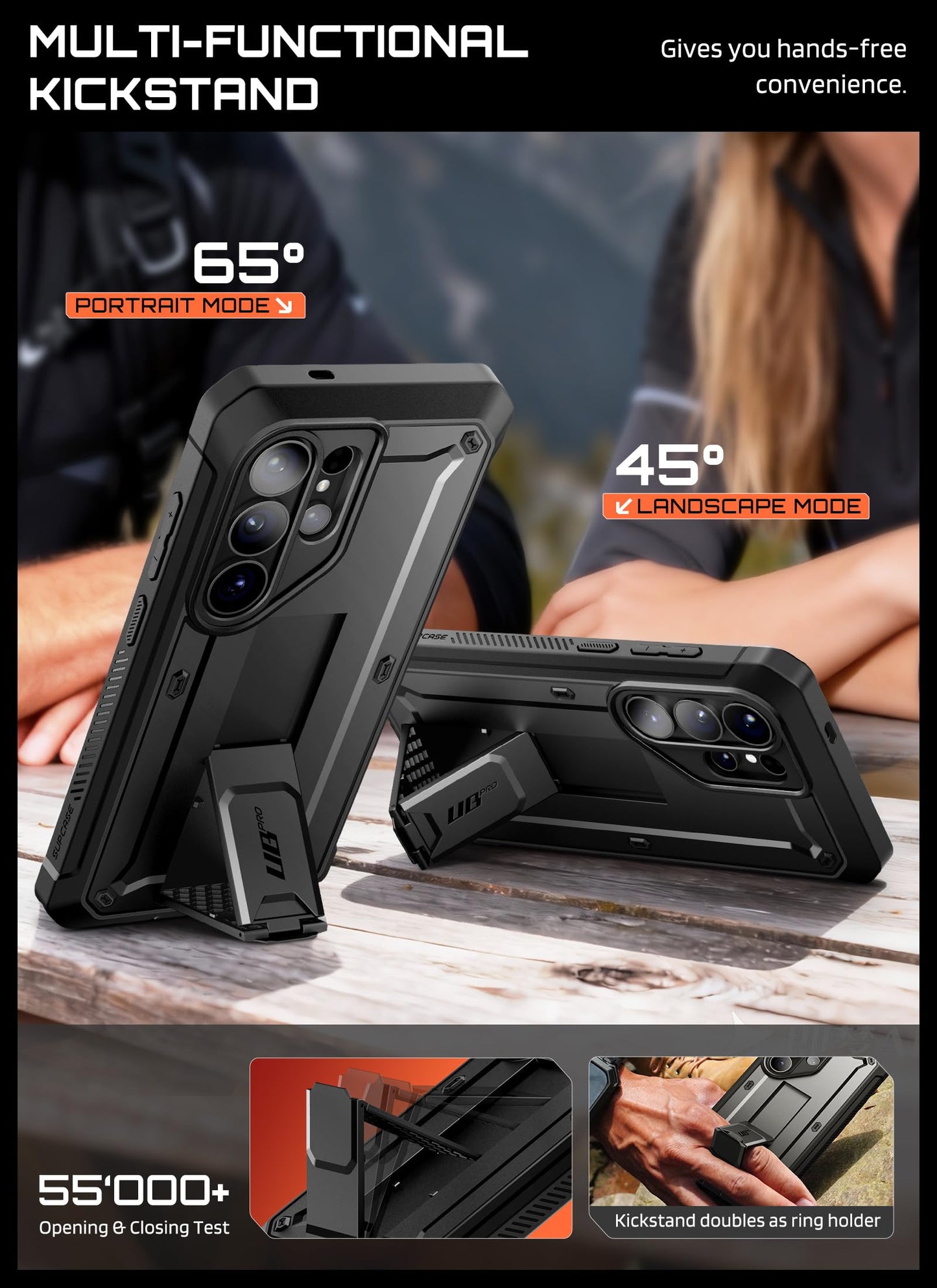 SUPCASE Protective Basic Cases Black Case for Samsung Galaxy S26 Ultra 5G DEMO