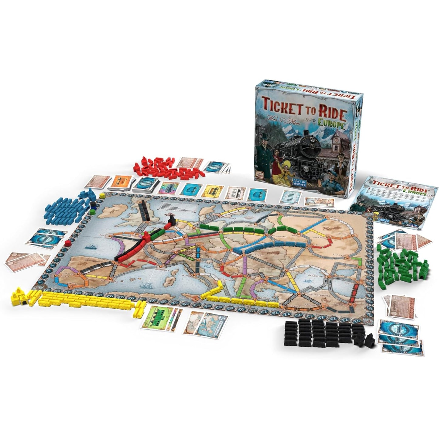 Asmodee Ticket to Ride: Europe Board Game 2-5 Players Ages 8+ NEW