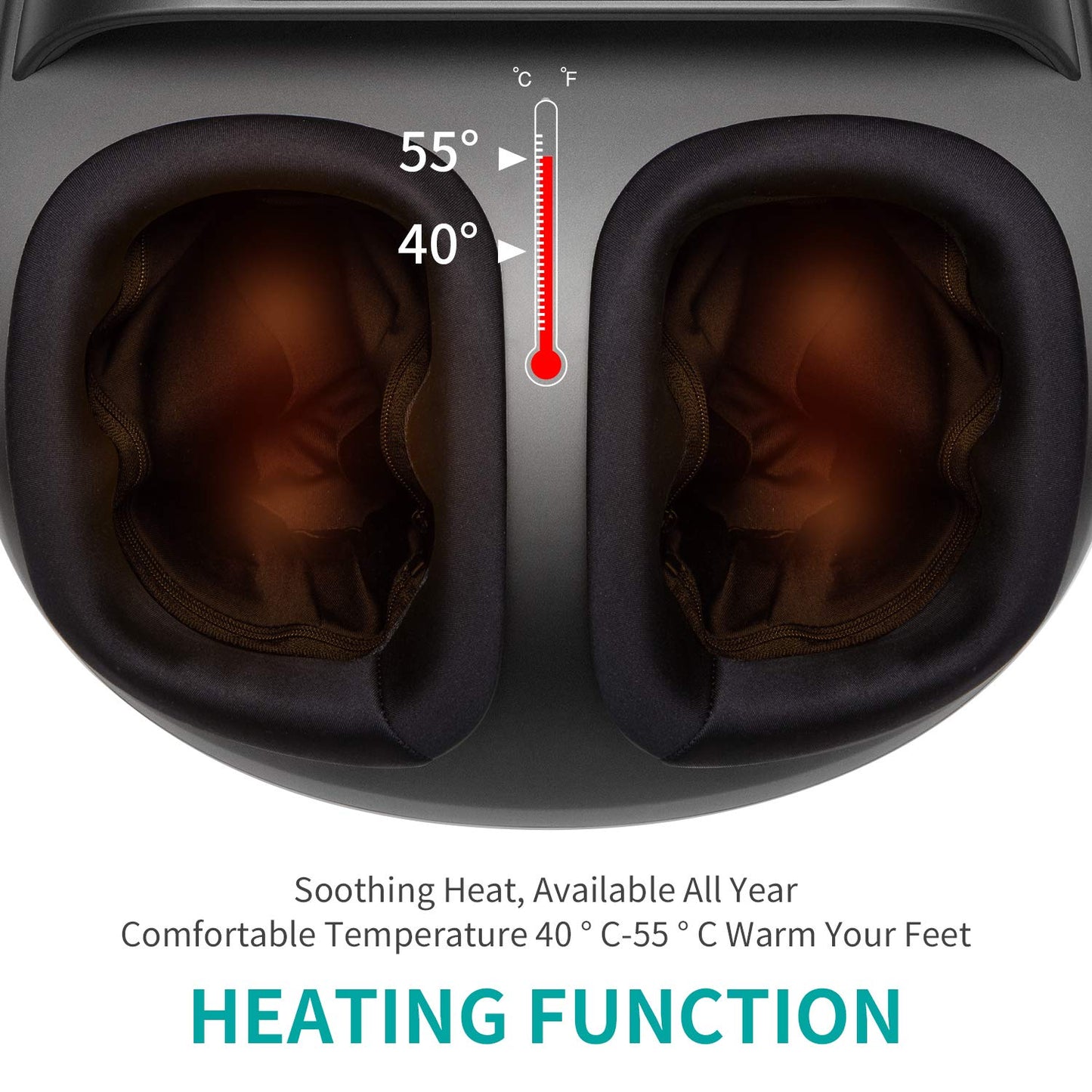 Nekteck Foot Massager Machine with Heat Shiatsu Deep Kneading DEMO
