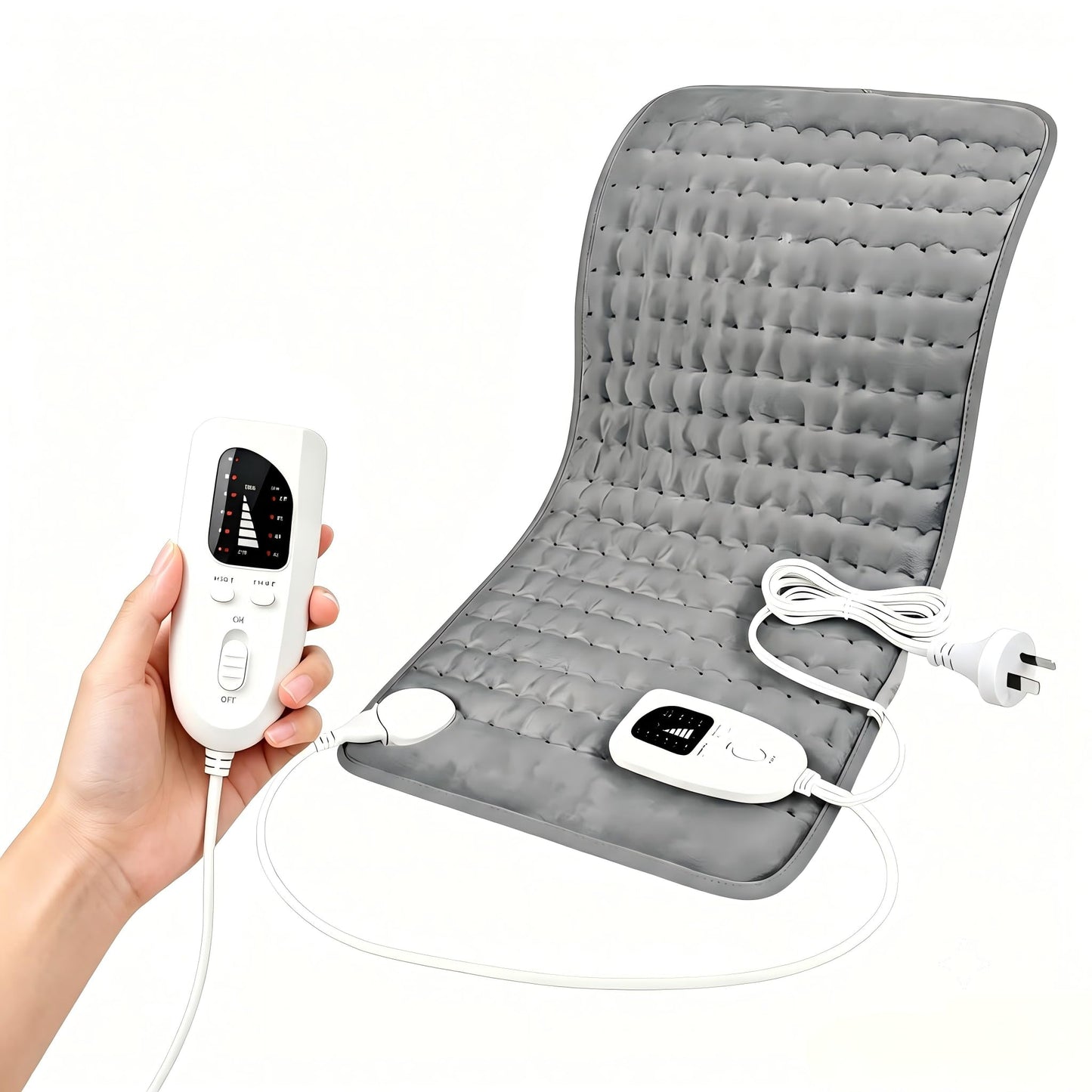 Olykas Extra Large Electric Heating Pad 60 x 30cm Moist & Dry Heat Pain NEW