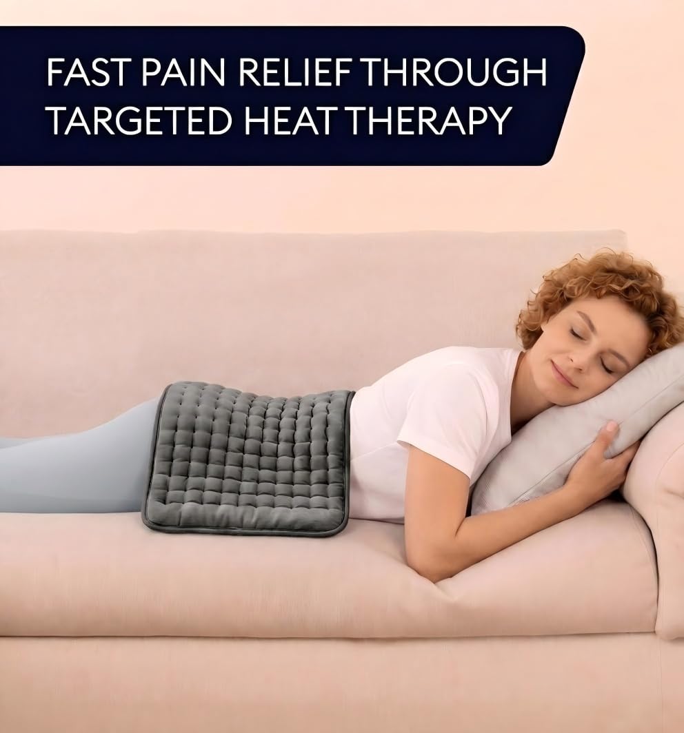 Olykas Extra Large Electric Heating Pad 60 x 30cm Moist & Dry Heat Pain NEW