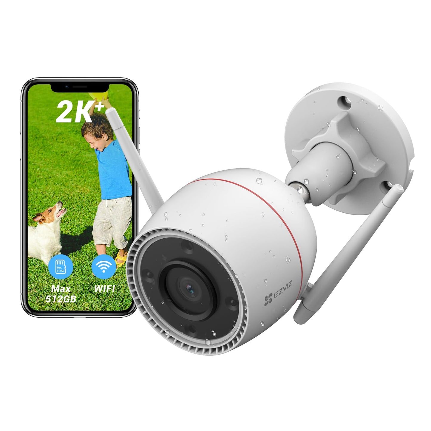 EZVIZ 2K+ Bullet Cameras WiFi Outdoor Security Camera with Motion Alert DEMO