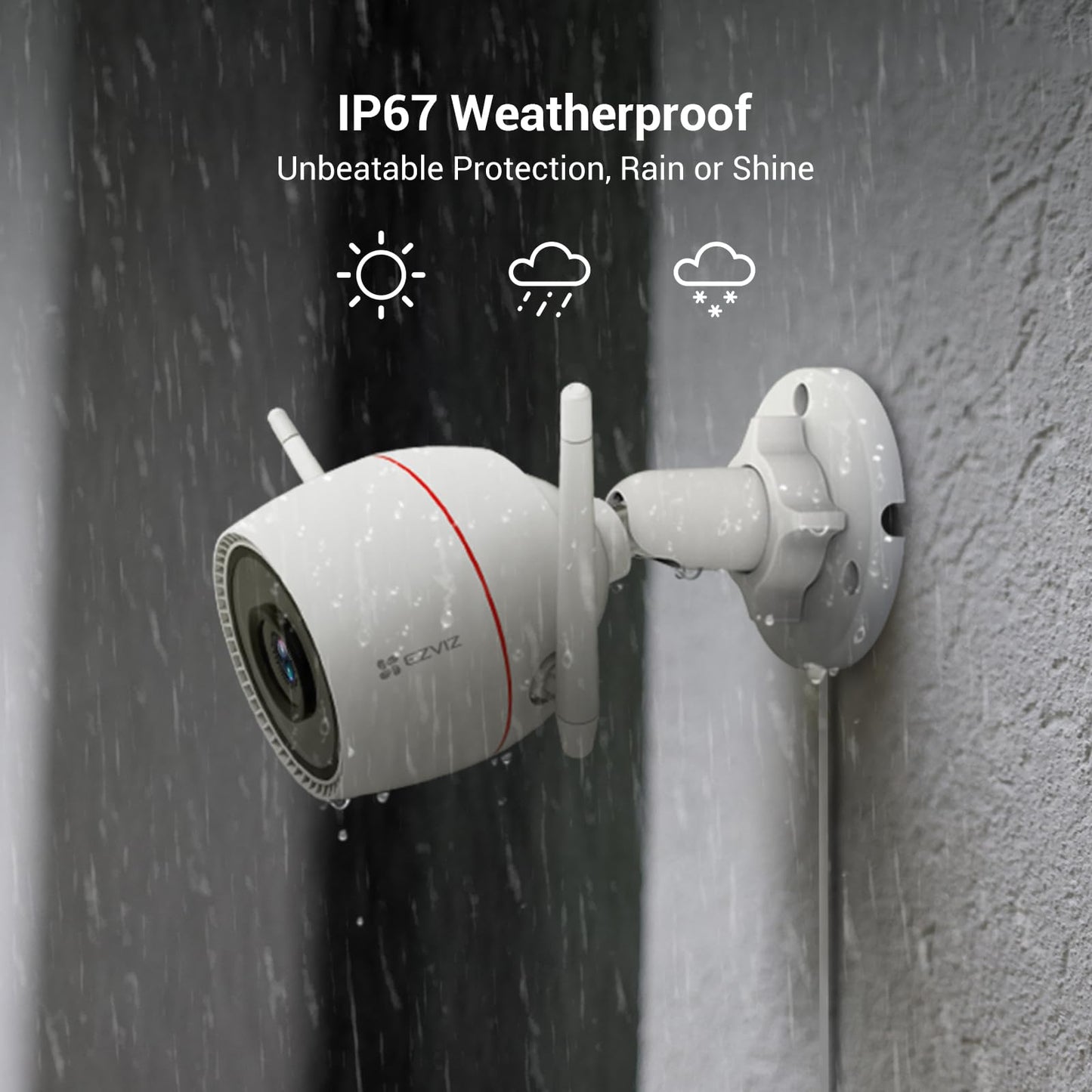 EZVIZ 2K+ Bullet Cameras WiFi Outdoor Security Camera with Motion Alert DEMO