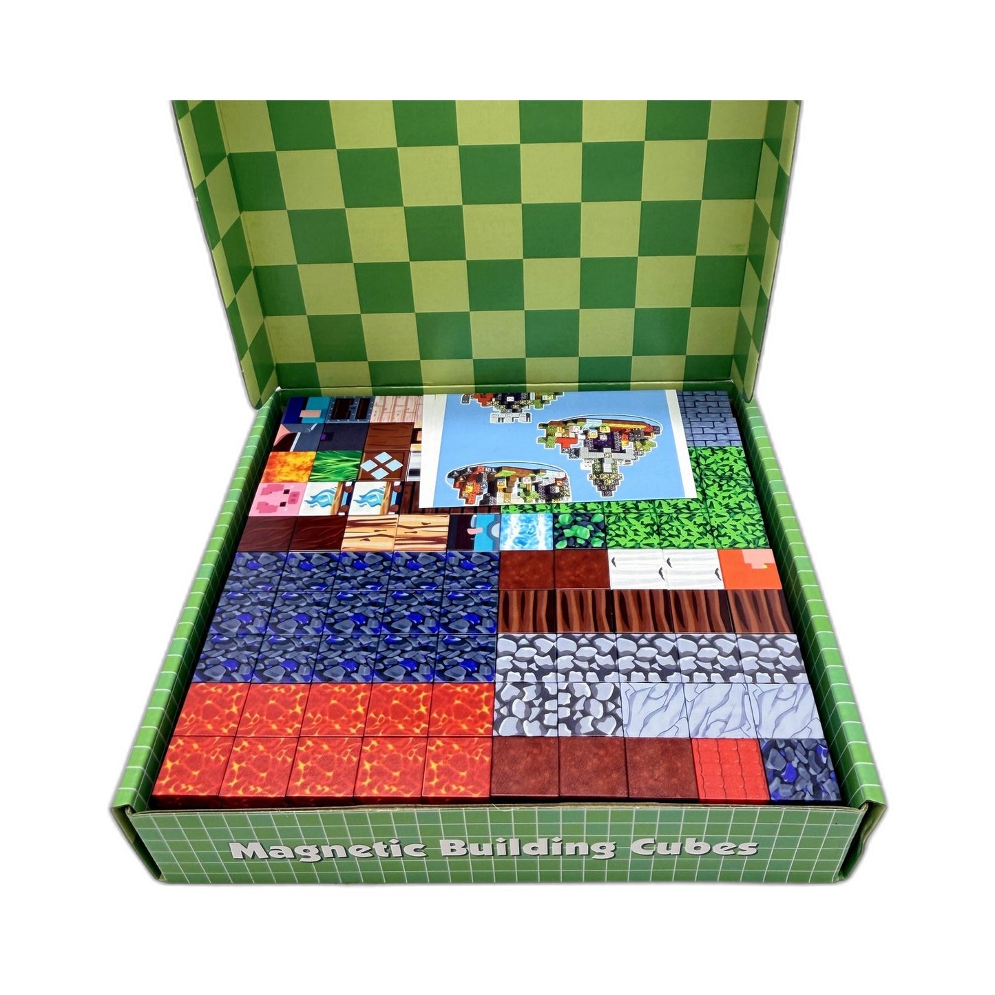 Magnetic Building Cubes 200 Piece 3D Construction Toy Educational STEM NEW