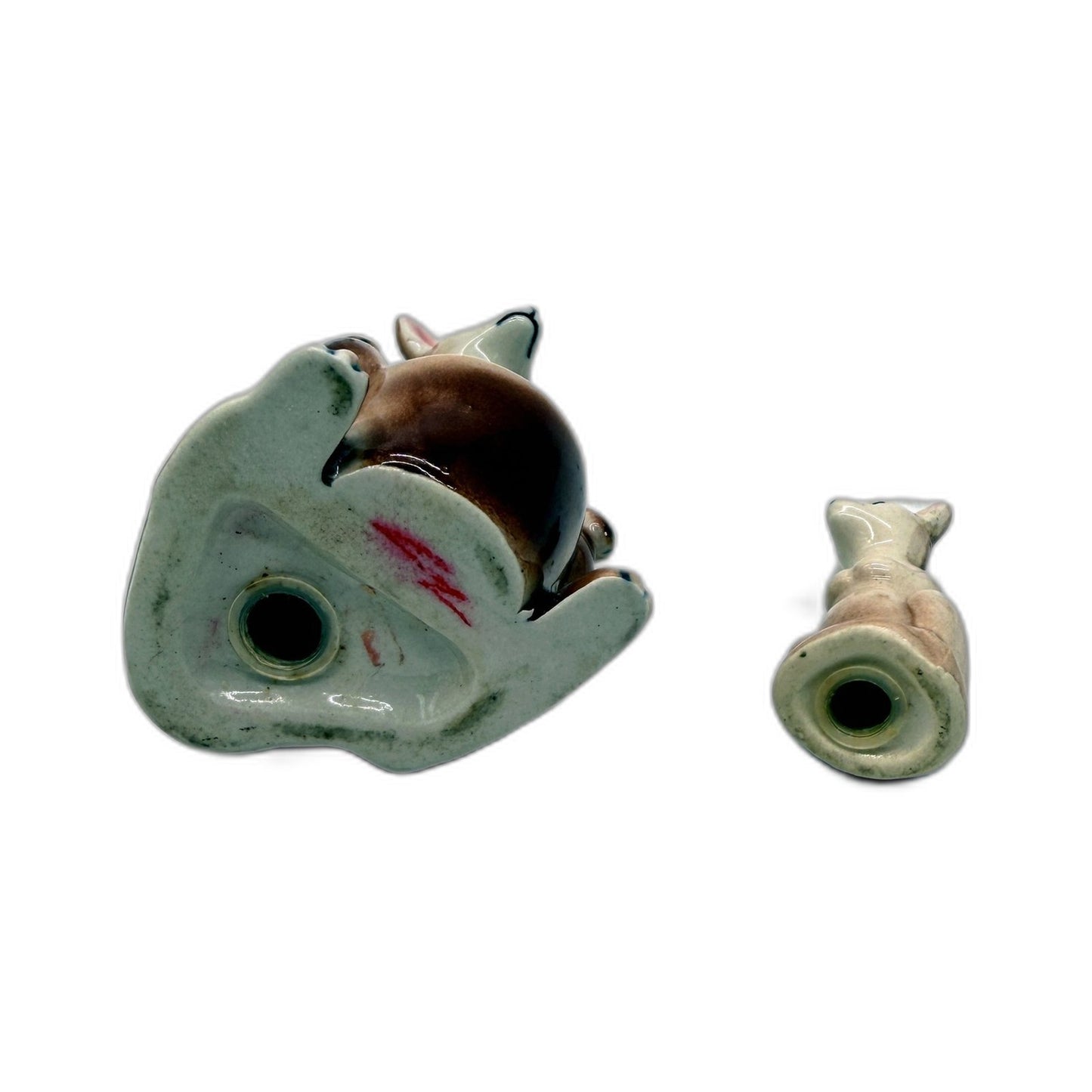 VINTAGE Ceramic Kangaroo Mother Baby Australian Wildlife Salt & Pepper Shakers