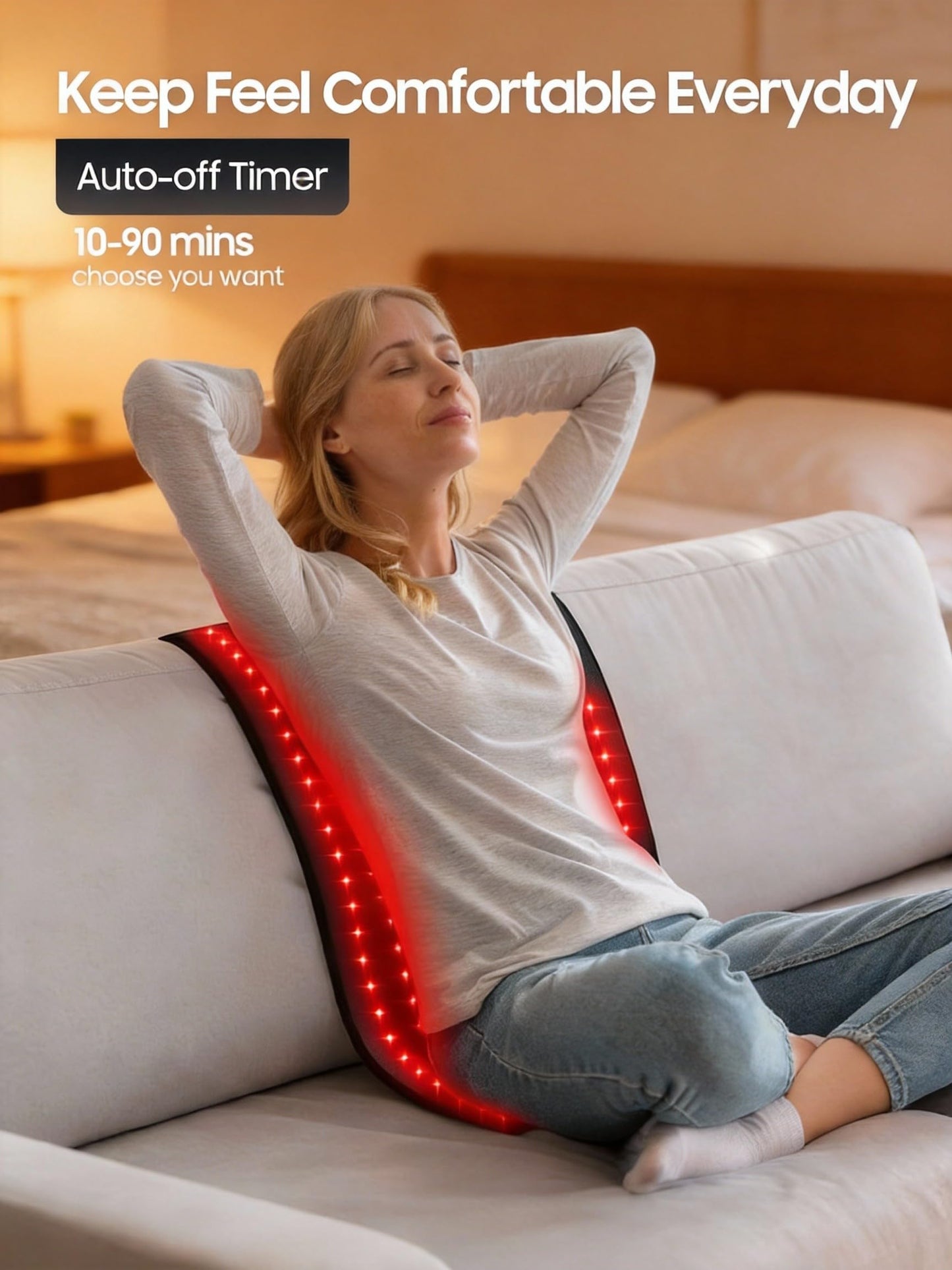 Valdera Light Therapy Red Blanket with 325 LEDs for Small Spaces - NEW
