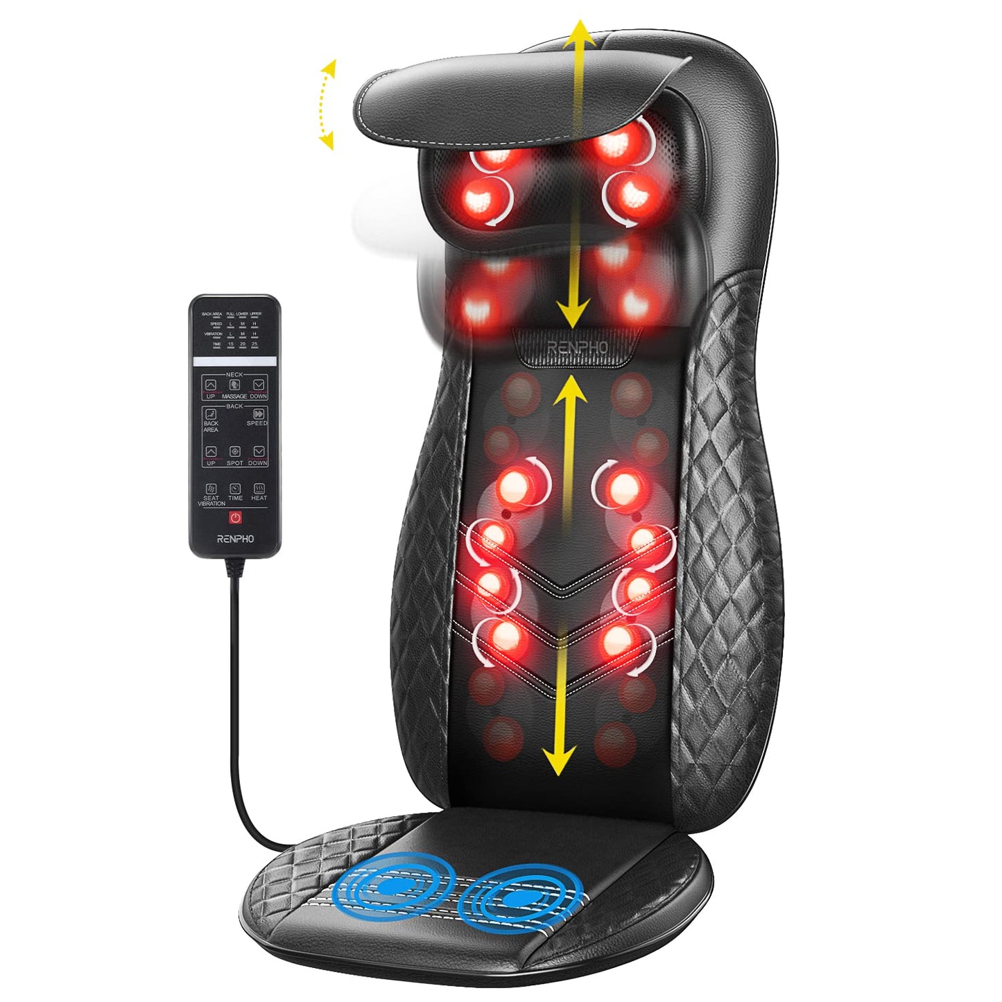 RENPHO Shiatsu Massage Chair with Heat, Back & Neck Massager for Home DEMO