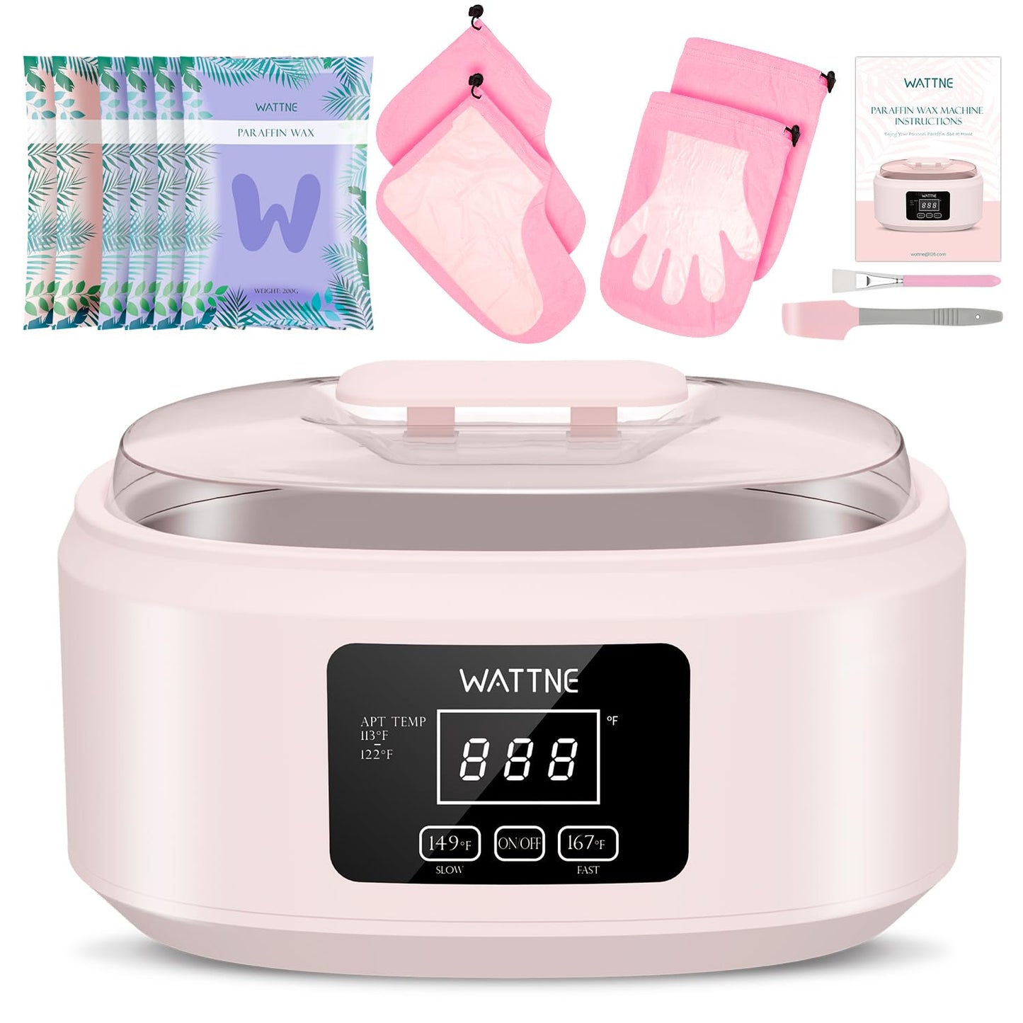 Wattne Paraffin Wax Warmer Machine for Hands & Feet Care NEW
