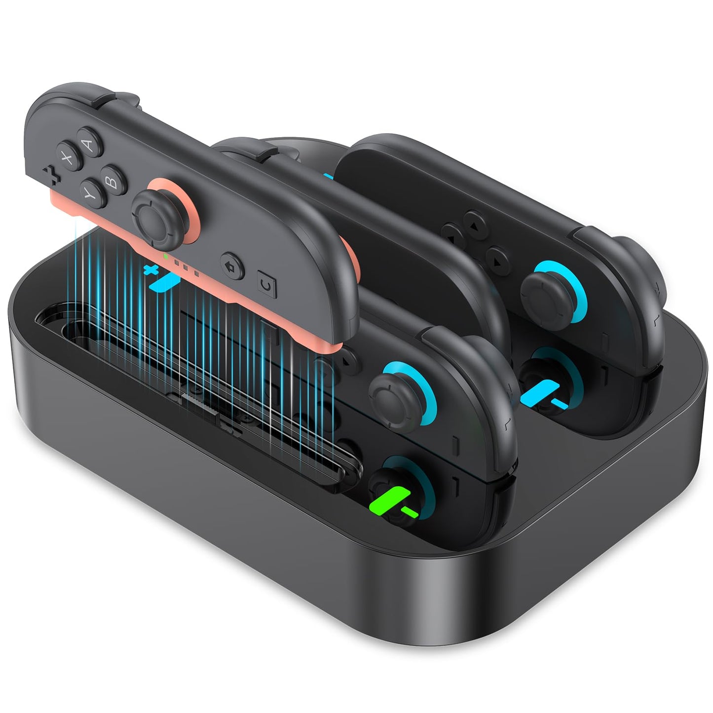 GagaKing 4-in-1 Accessories Controller Charging Dock for Nintendo Switch NEW