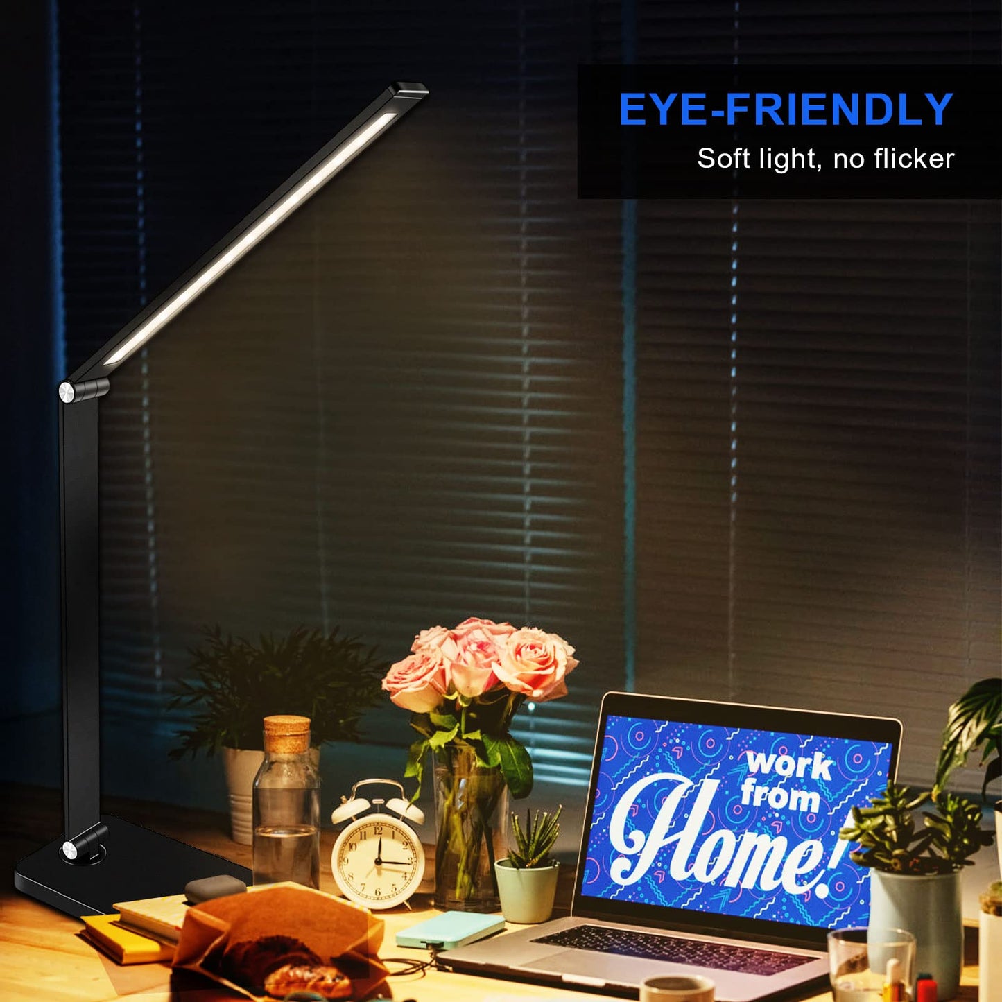Electight LED Desk Lamp with Touch Control, 50 LEDs, 5 Lighting Modes, USB DEMO